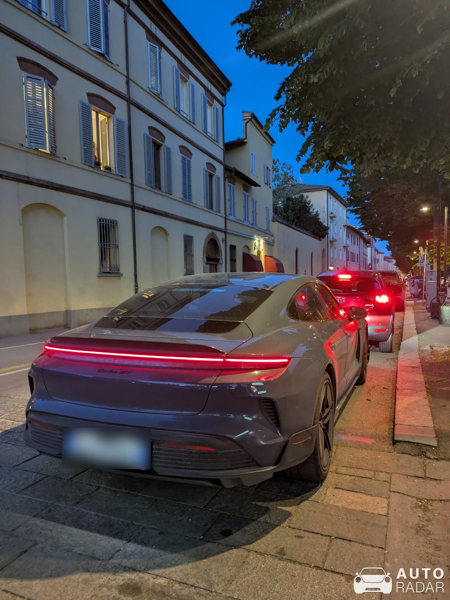 Porsche Taycan Turbo GT spotted in Imola