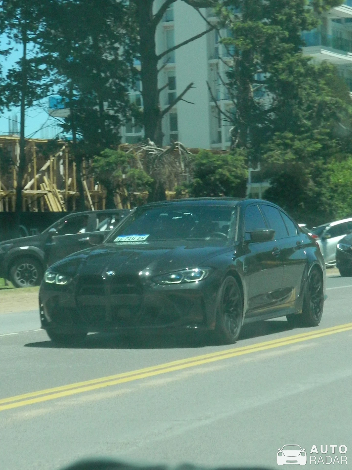 BMW M3 G80 Sedan Competition spotted in Pinamar, Argentina