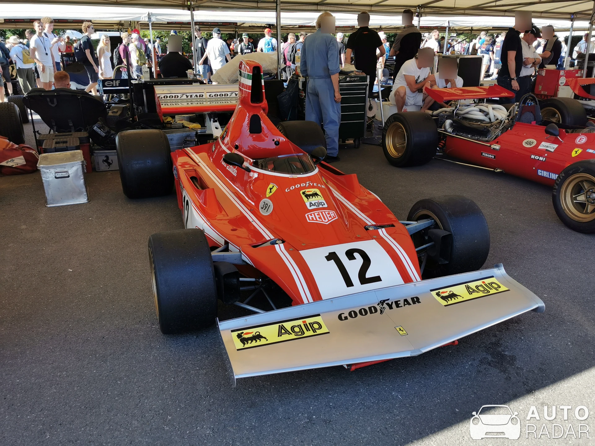 Ferrari 312 T spotted in Chichester