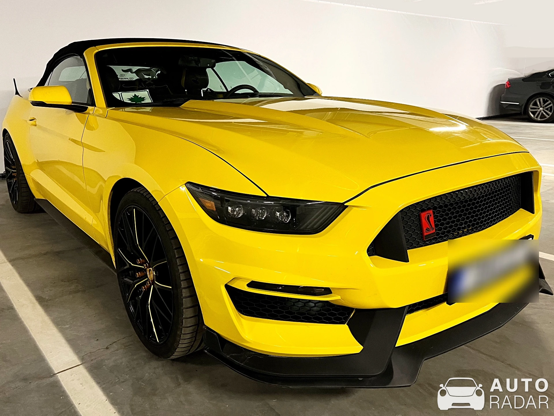 Ford Mustang Cabriolet spotted in Tallinn, Estonia