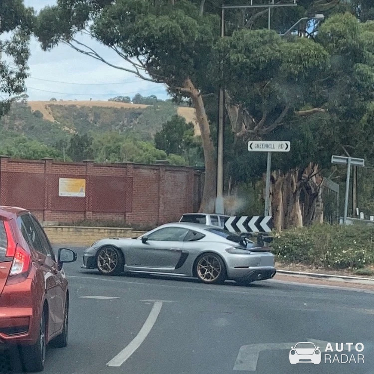 Porsche 718 Cayman GT4 RS spotted in Burnside, Australia