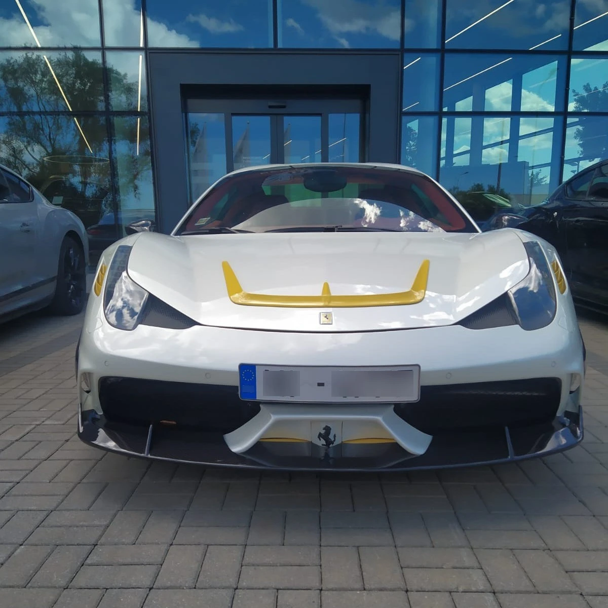 Ferrari 458 Italia Novitec Rosso Anderson Germany spotted in Rīga
