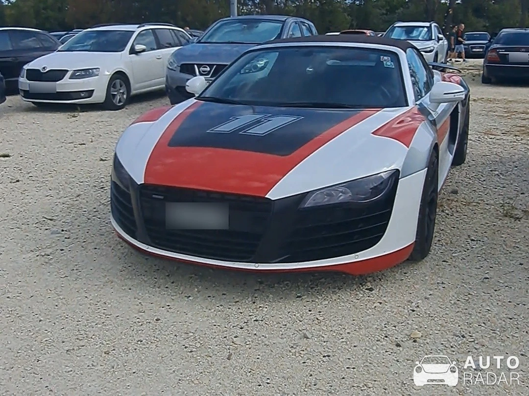 Audi R8 GT Spyder spotted in Budaörs, Hungary