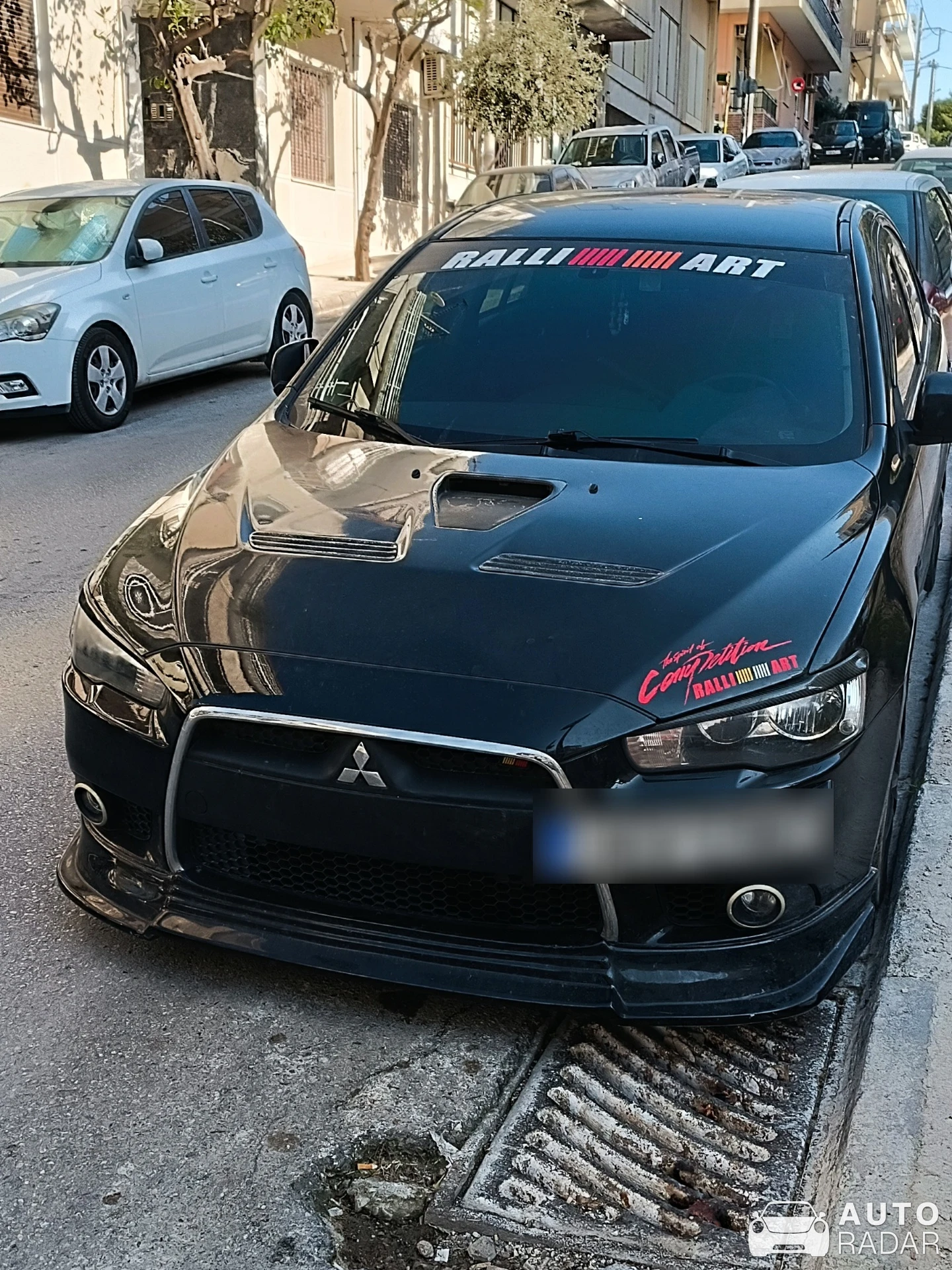Mitsubishi Lancer Evolution X Ralliart spotted in Agios Dimitrios