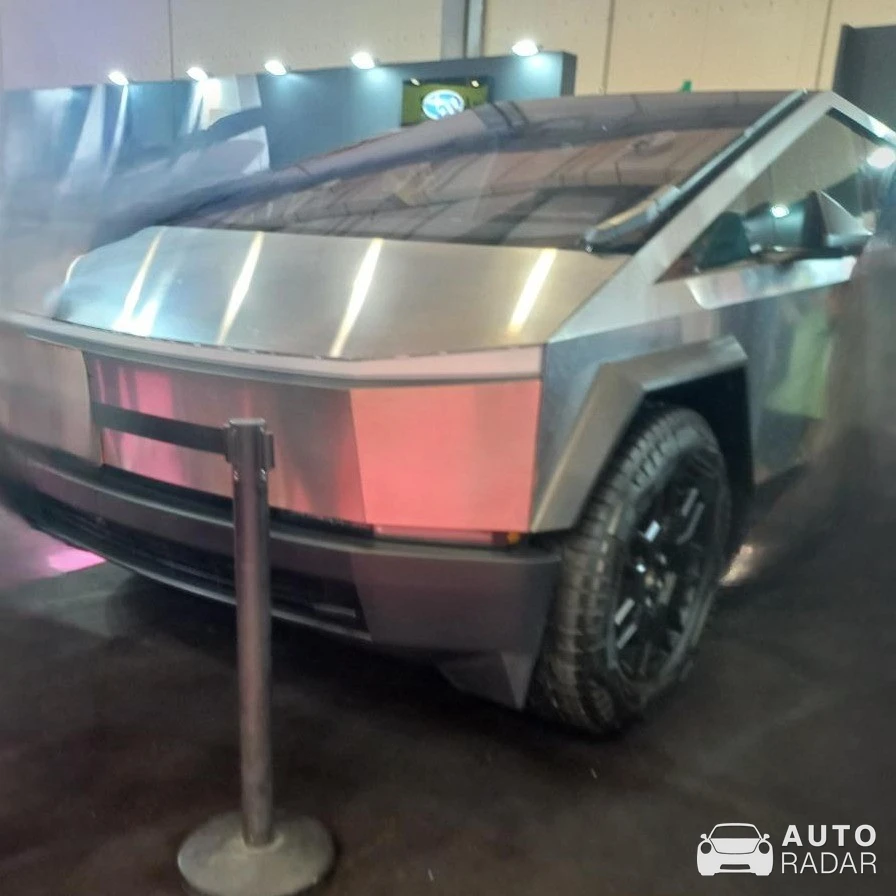 Tesla Cybertruck spotted in Spata, Greece