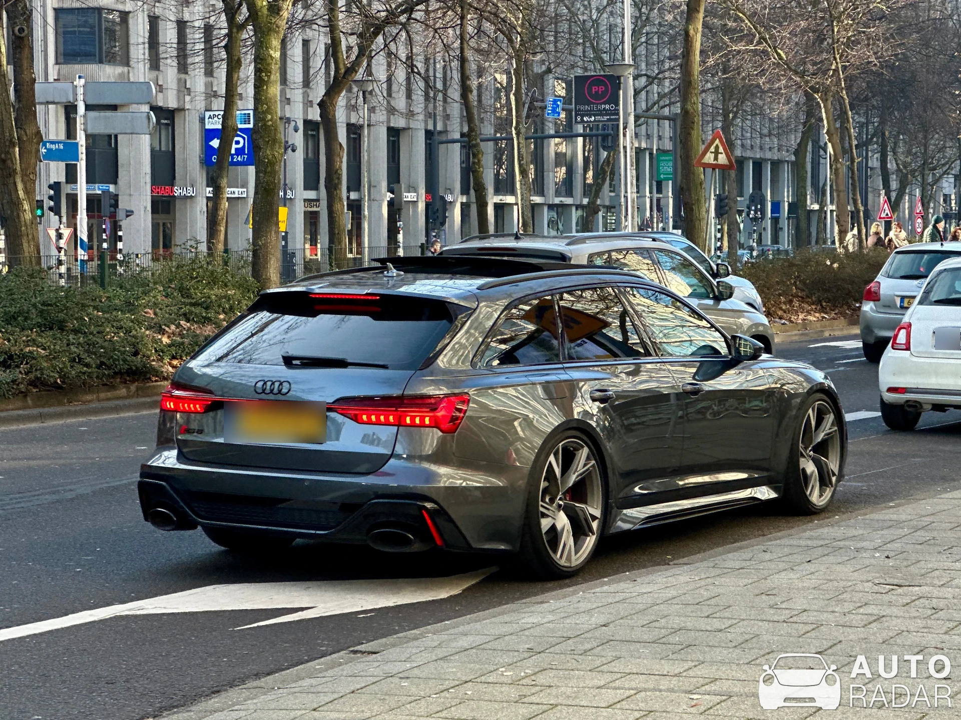 Audi RS6 Avant C8 spotted in Rotterdam, Netherlands