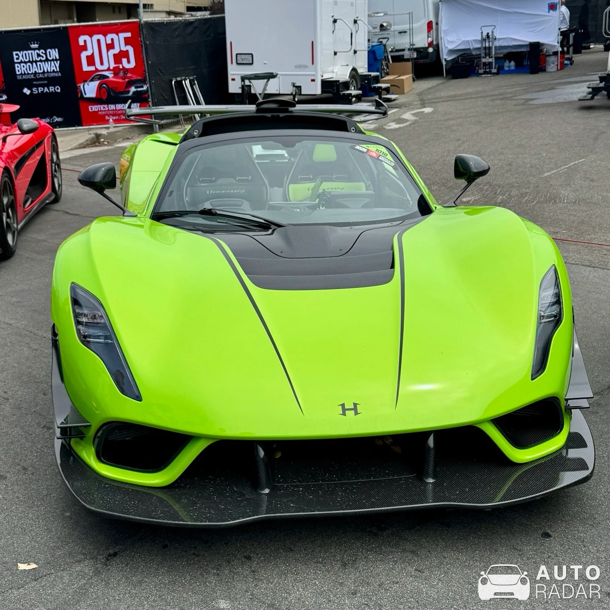 Hennessey Venom F5 Revolution Roadster spotted in Seaside