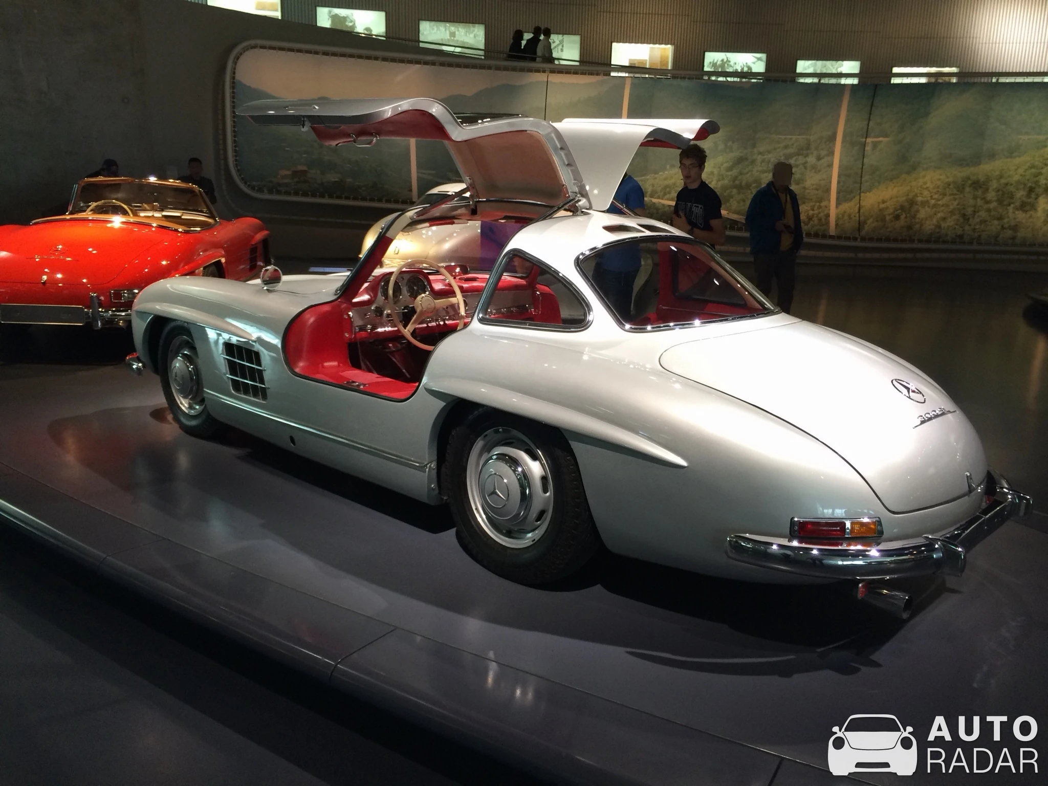 Mercedes-Benz 300SL Gullwing spotted in Stuttgart, Duitsland