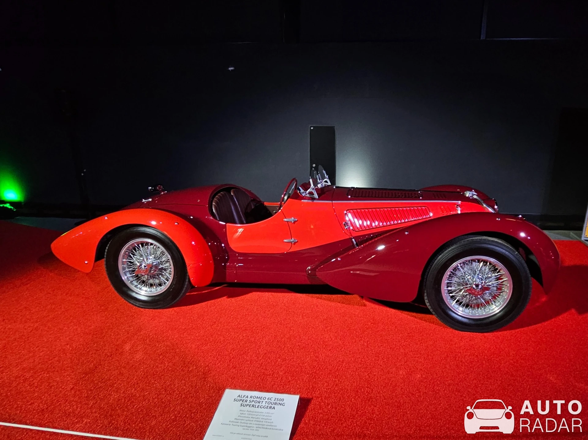 Alfa Romeo 2500 Super Sport with Touring Superleggera spotted