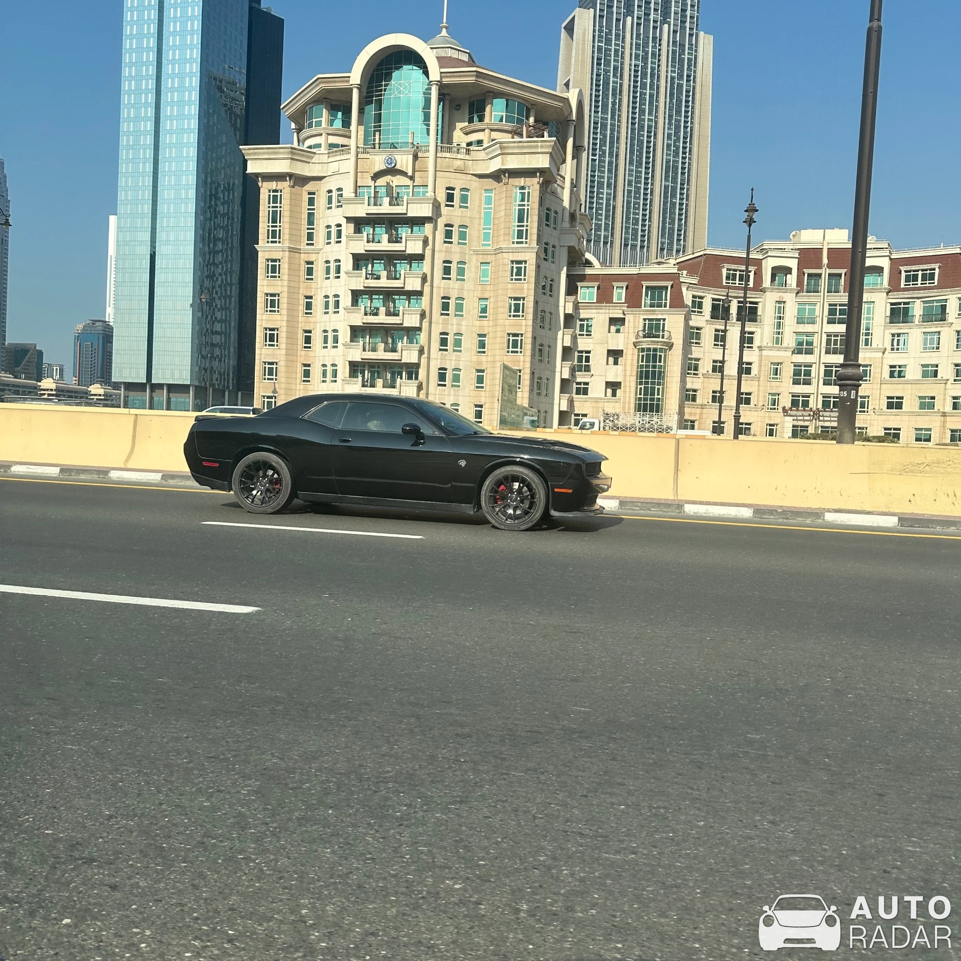 Dodge Challenger SRT Hellcat spotted in Abu Dhabi, United Arab Emirates