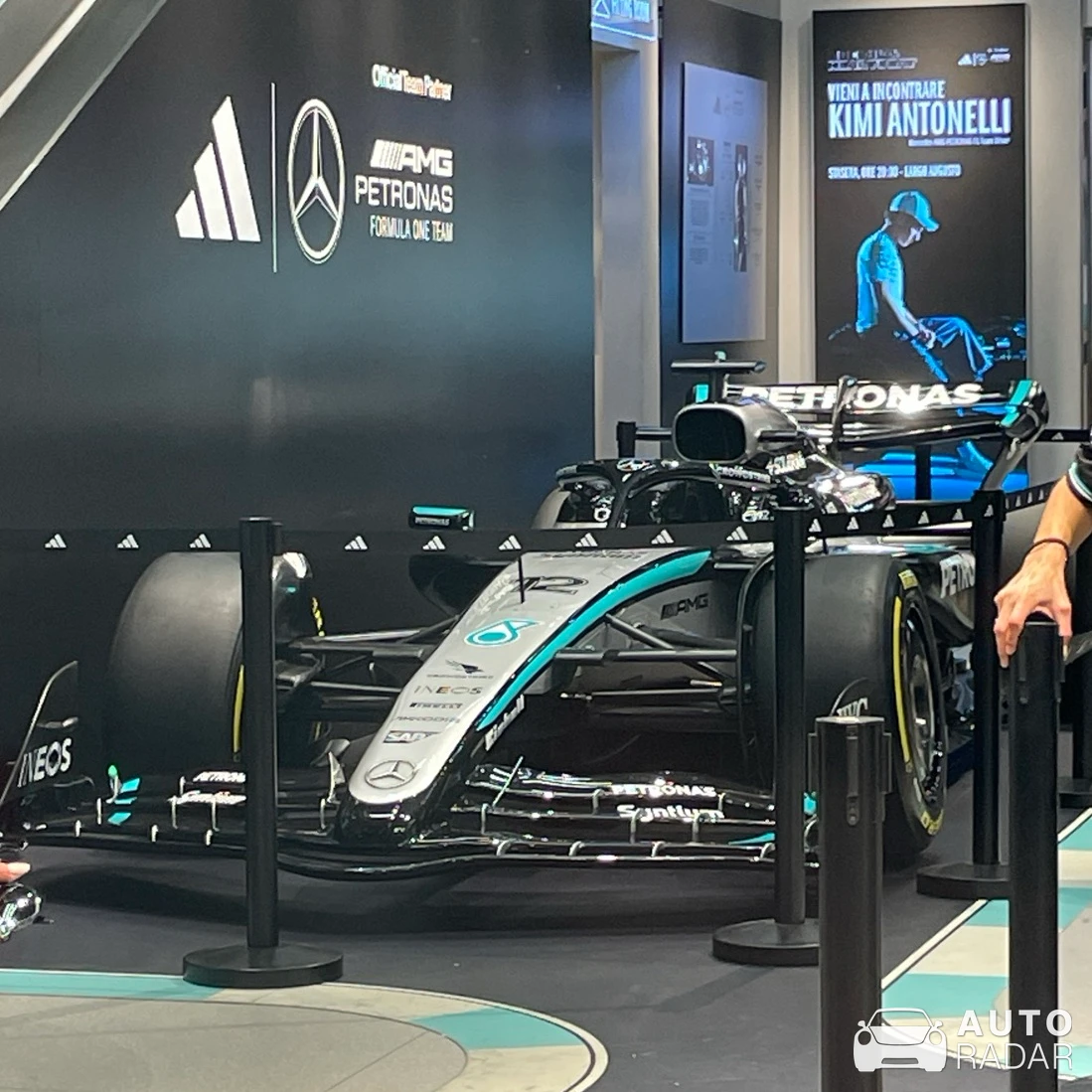 Mercedes-AMG F1 W16 E Performance spotted in Milano