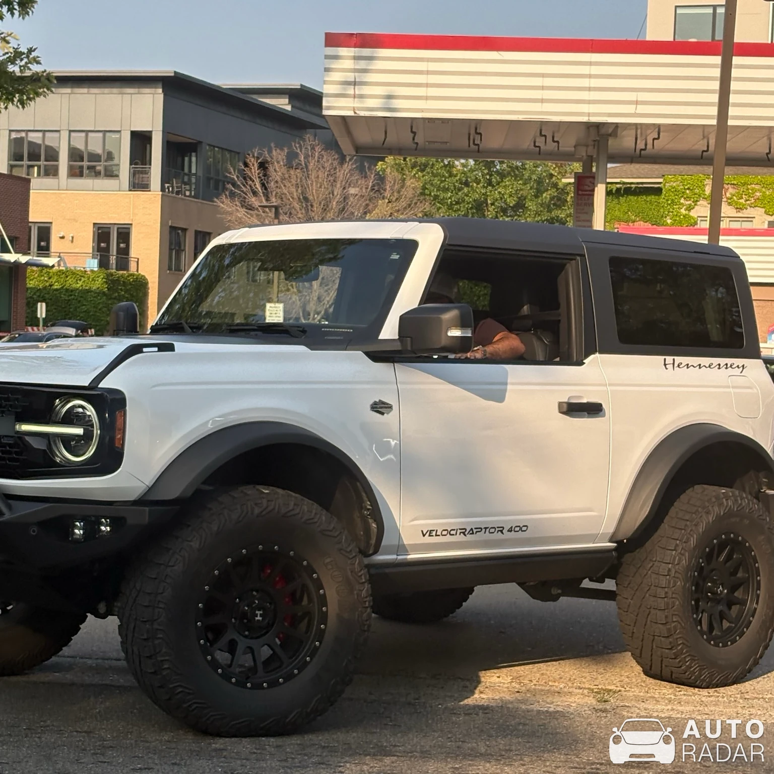 Ford Bronco Raptor Hennessey Velociraptor 400 spotted in Beverly Hills