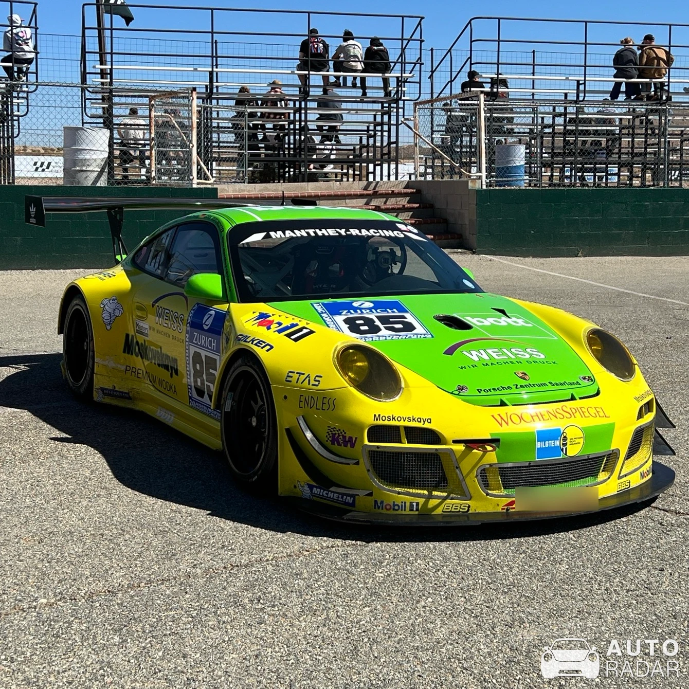 Porsche 997 GT3 RSR spotted in Rosamond