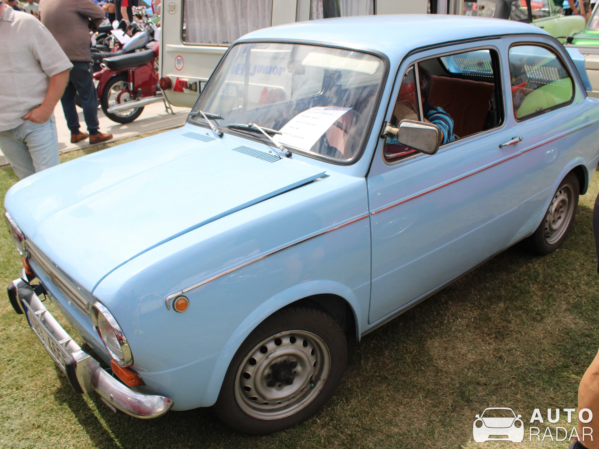 Fiat 850 Spider spotted in Skalice, Czech Republic