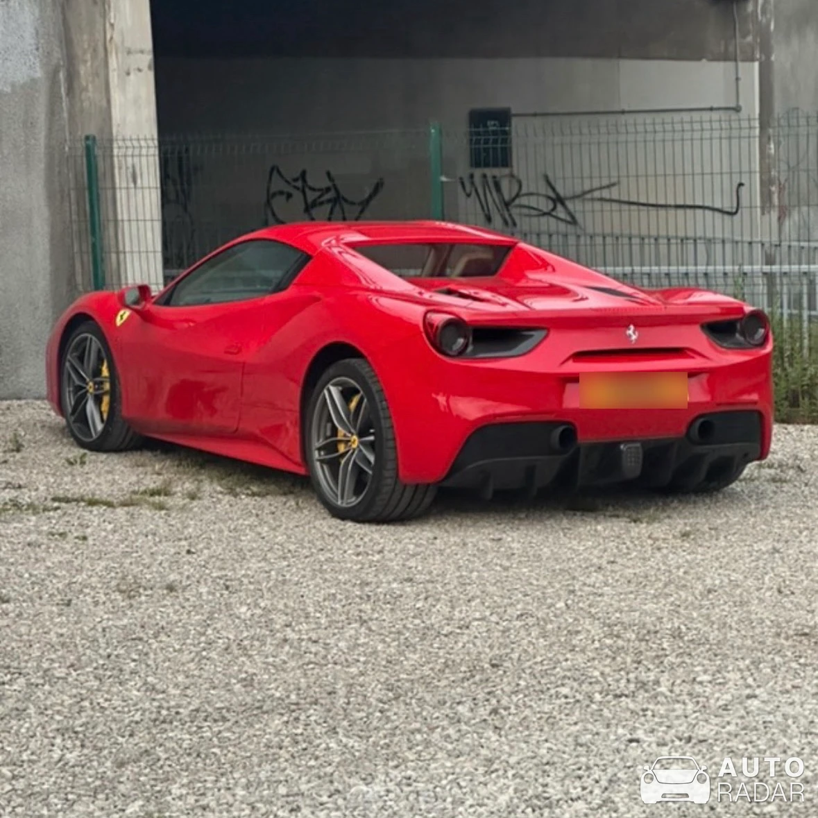 Ferrari 488 Spider spotted in Woodhouse, United Kingdom
