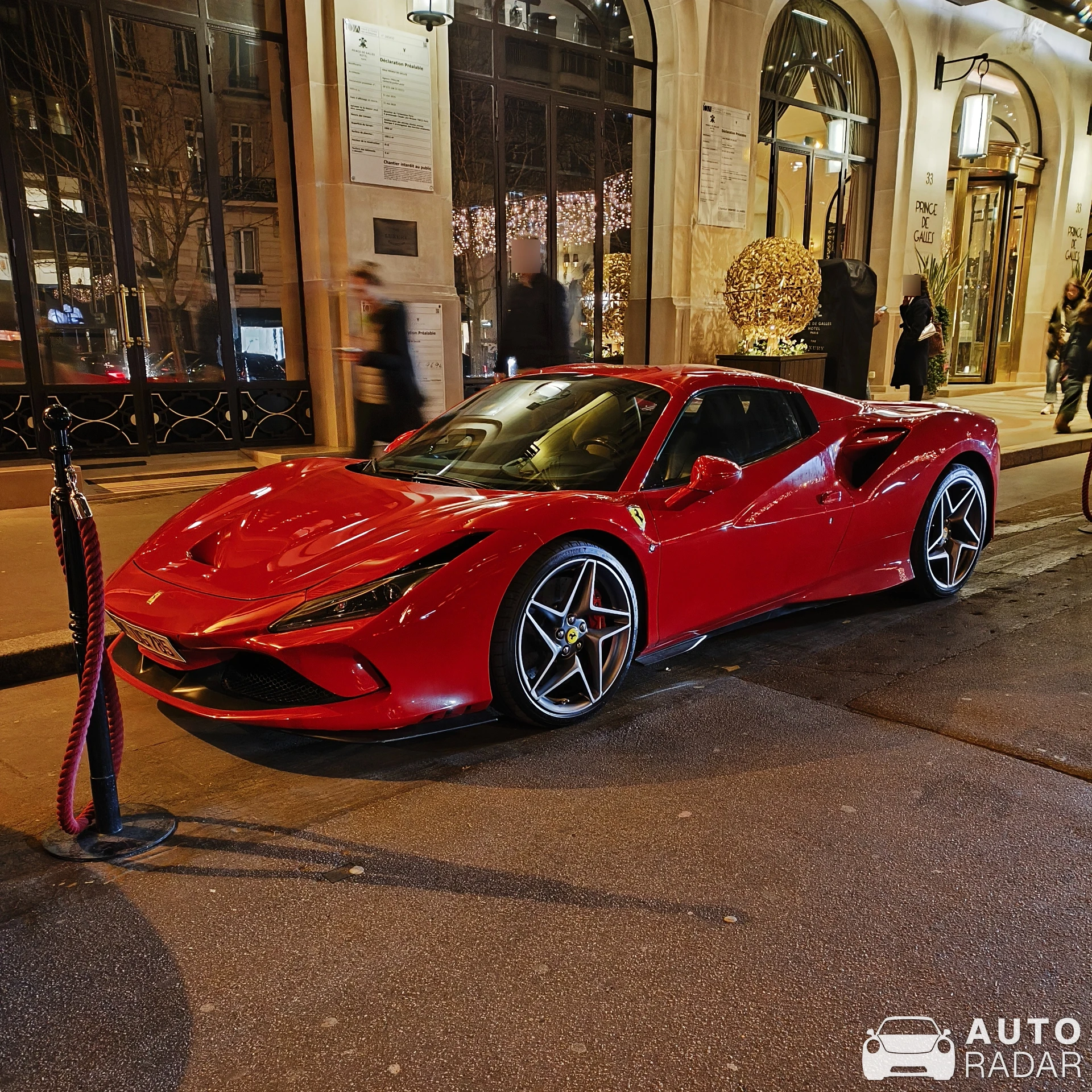 Ferrari F8 Tributo spotted in Paris, France