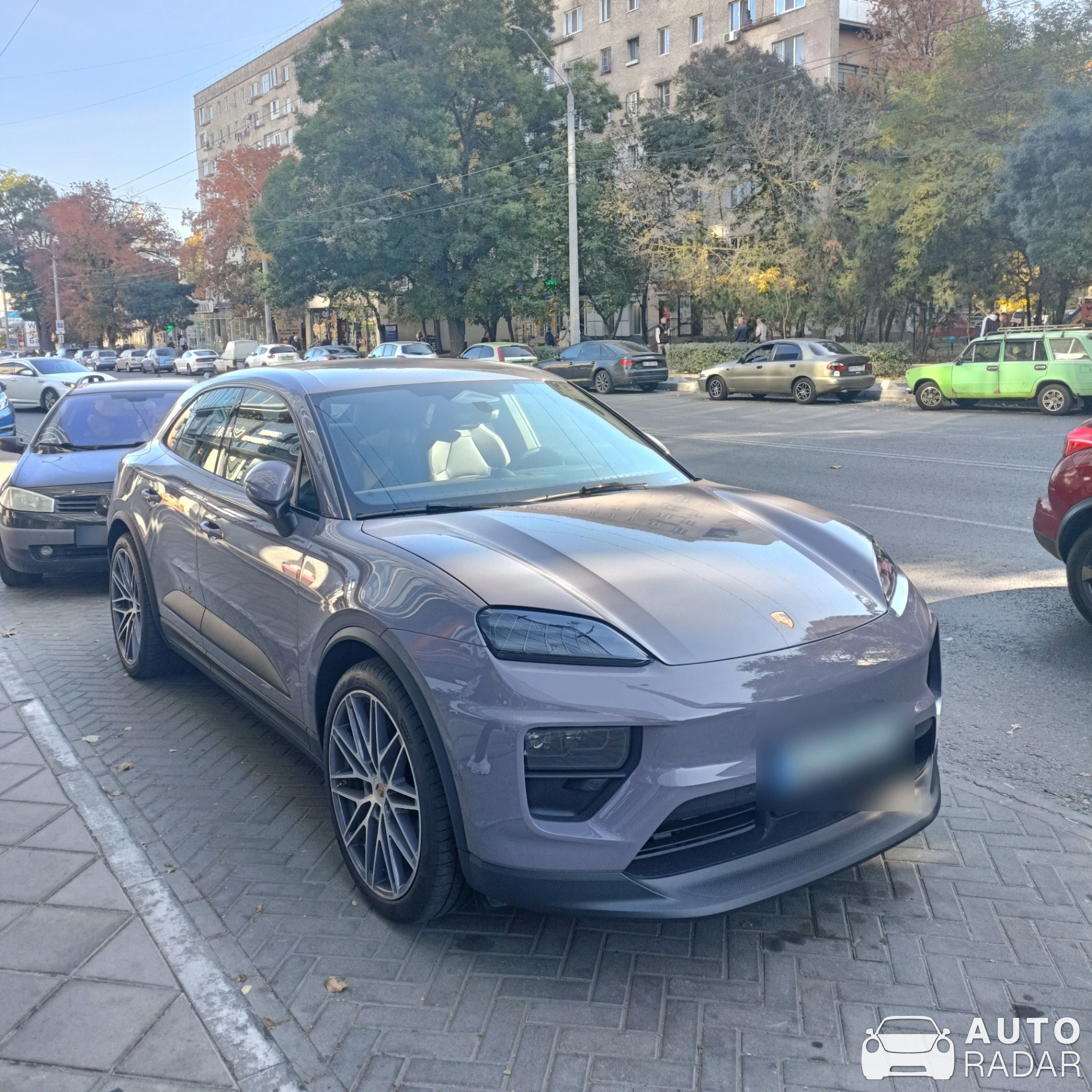 Porsche Macan EV spotted in Odesa, Ukraine