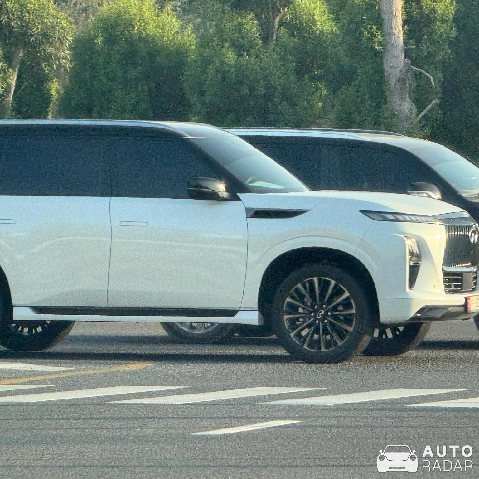 Infiniti QX spotted in Dubai