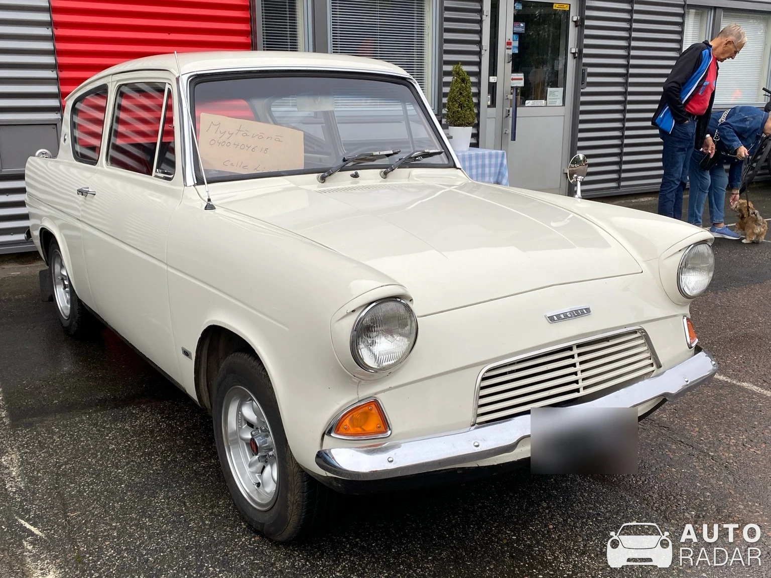 Ford Anglia 100E spotted in Hyrylä