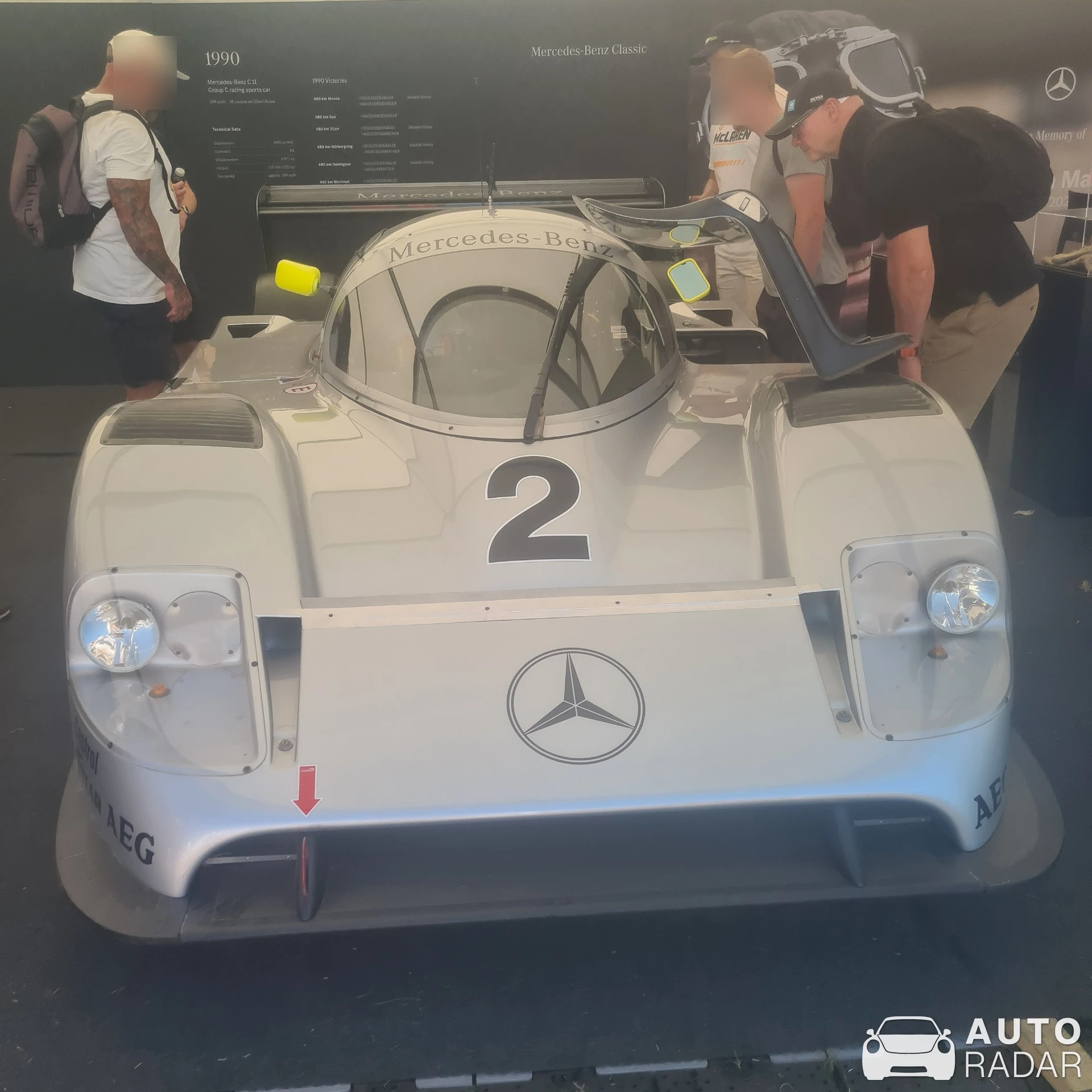 Mercedes-Benz C11 Sauber spotted