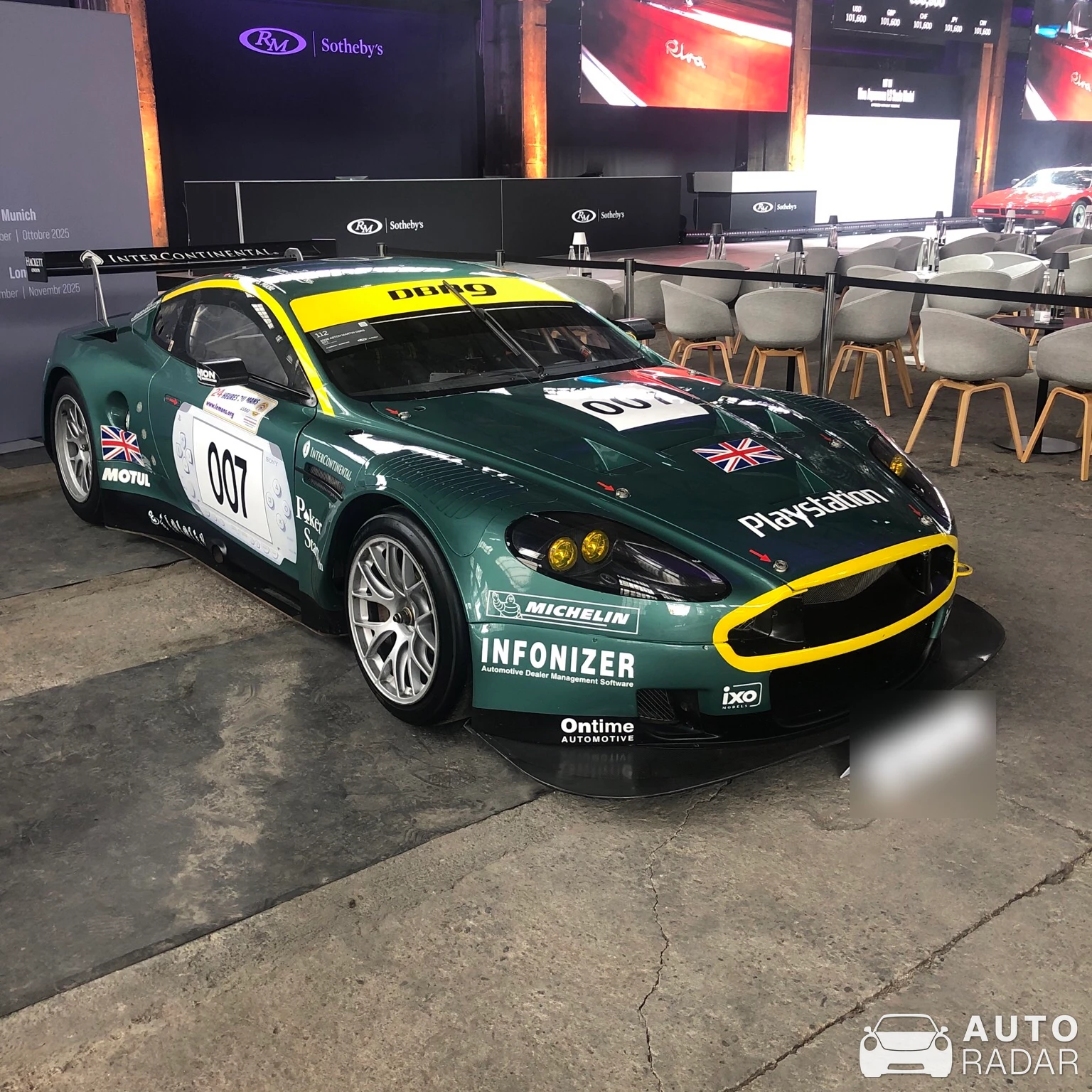Aston Martin DBR9 spotted in Milano