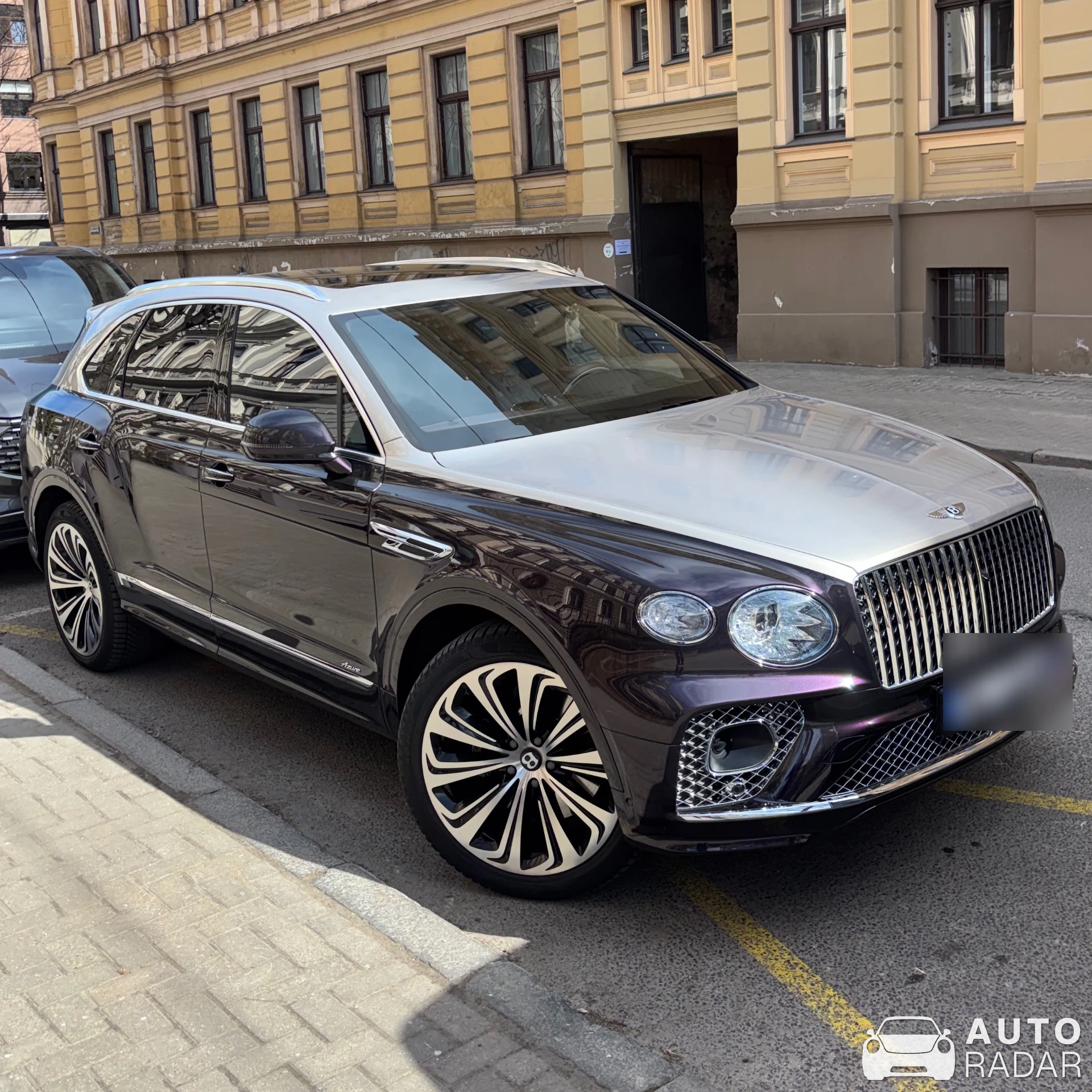Bentley Bentayga Azure spotted in Riga, Latvia