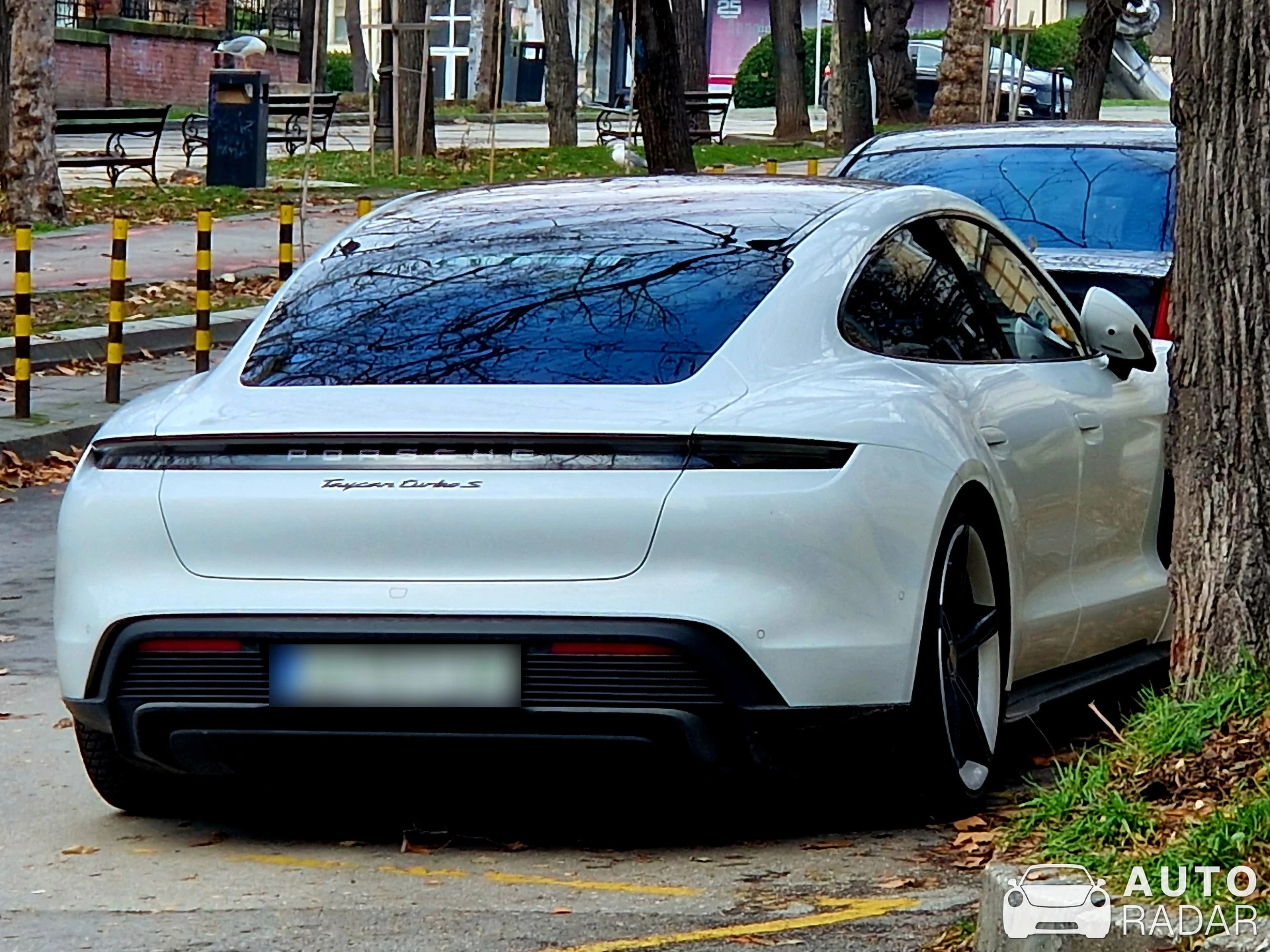 Porsche Taycan Turbo S spotted in Варна, България