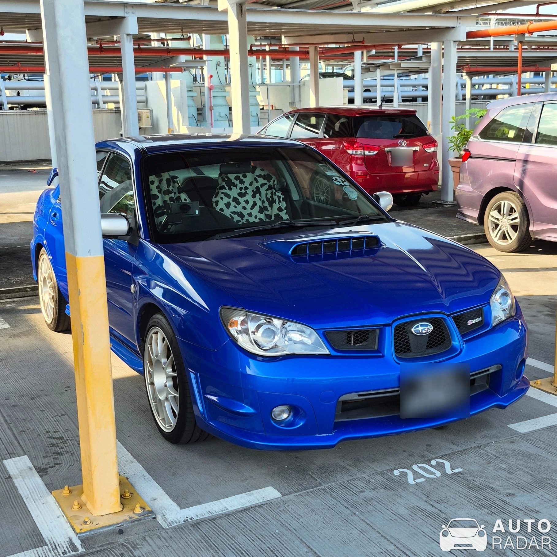 Subaru Impreza S204 spotted in Singapore