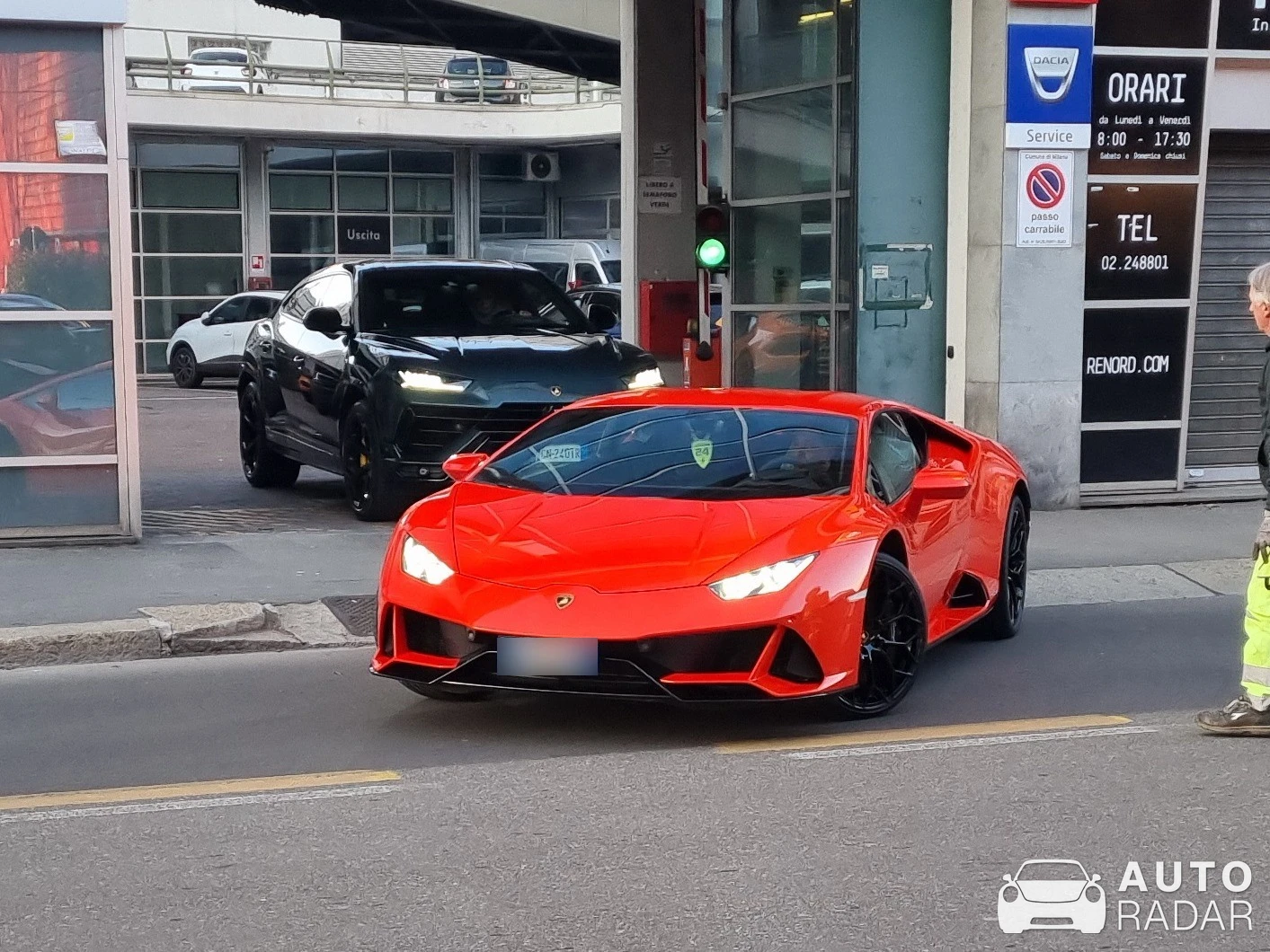 Lamborghini Huracán LP640-4 EVO spotted in Milano, Italia