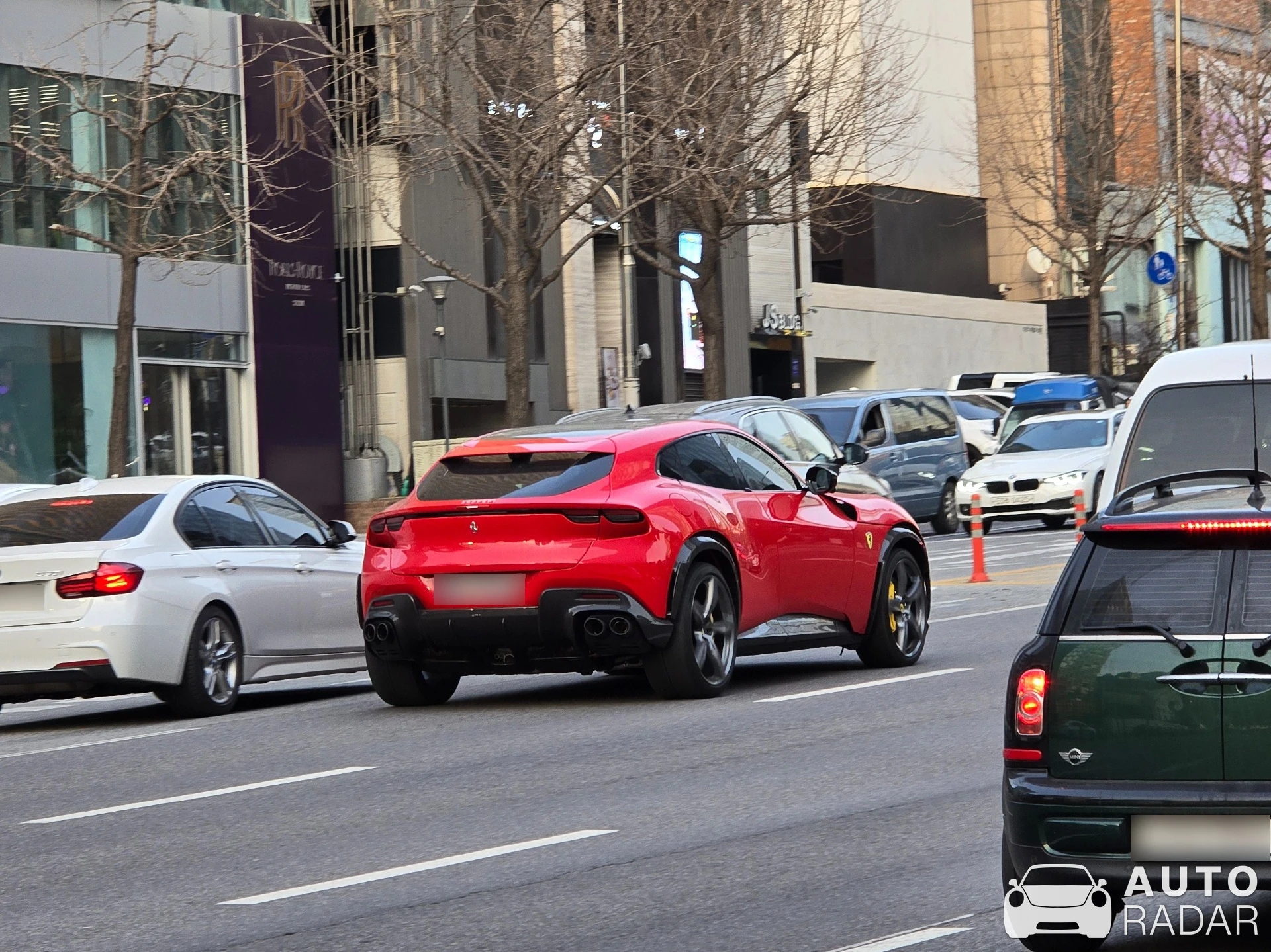 Ferrari Purosangue spotted in 강남구, 대한민국
