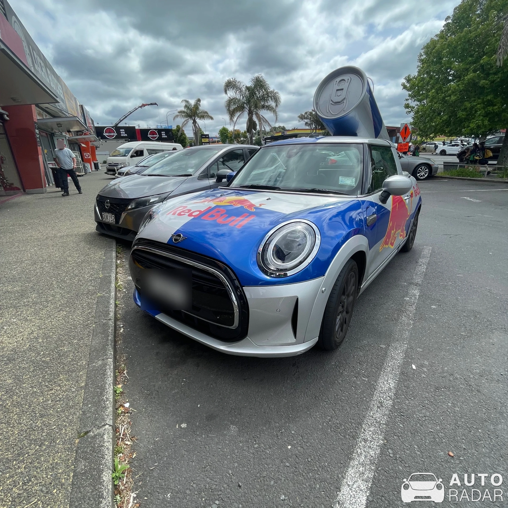 Mini Cooper Red Bull spotted in Auckland, New Zealand