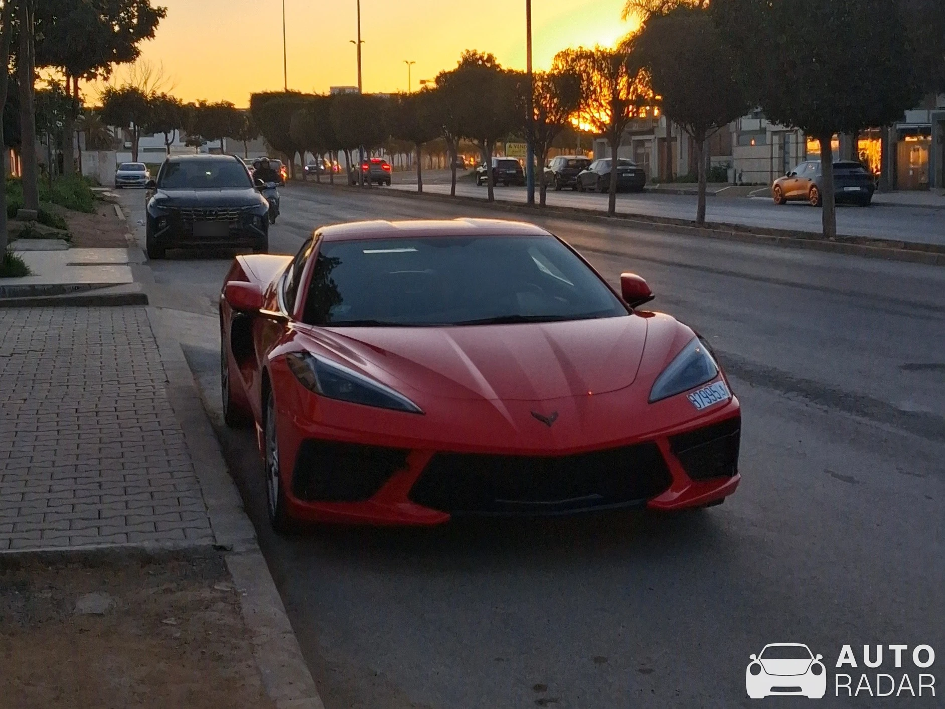 Chevrolet Corvette C8 Stingray spotted in Casablanca