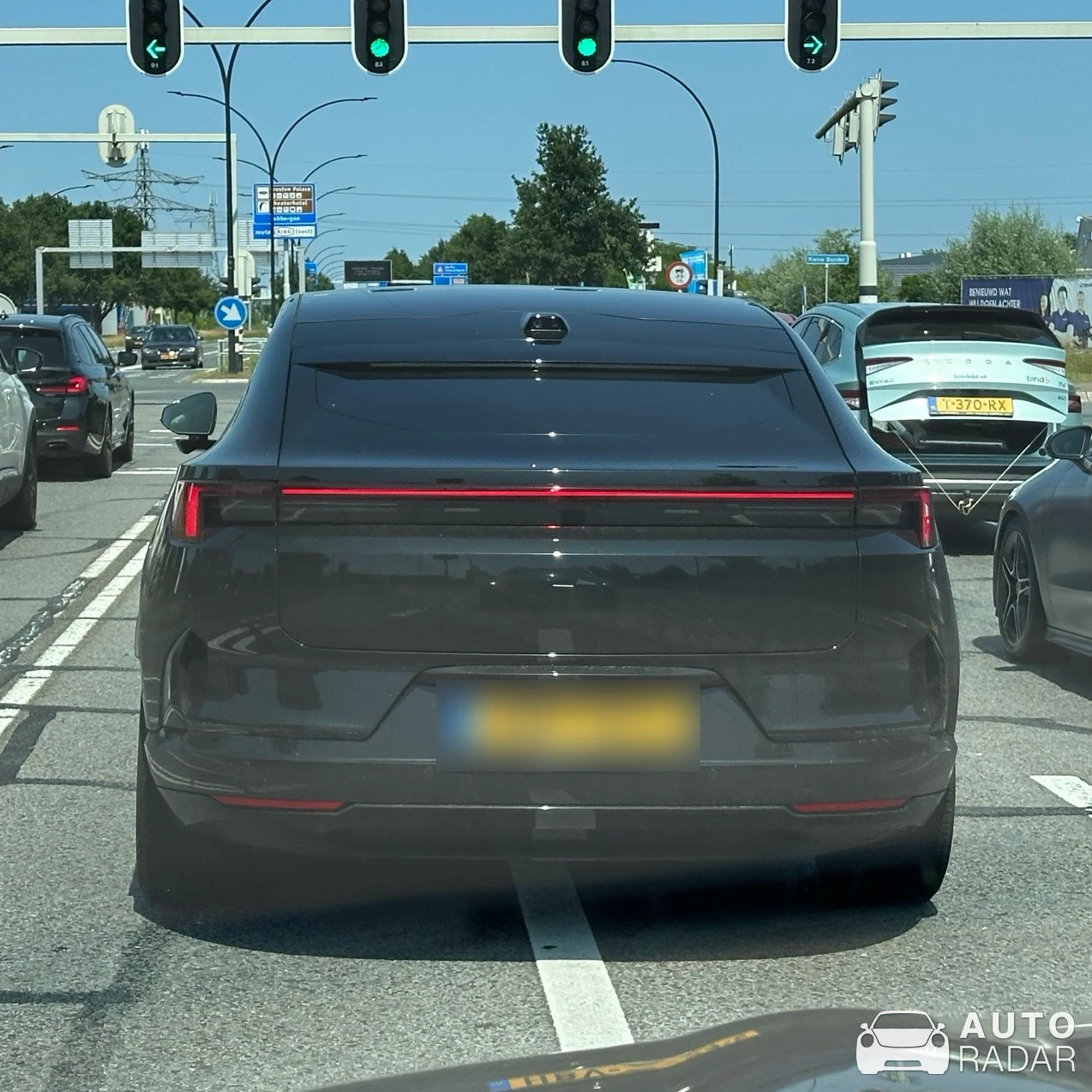 Polestar 4 spotted in Almelo