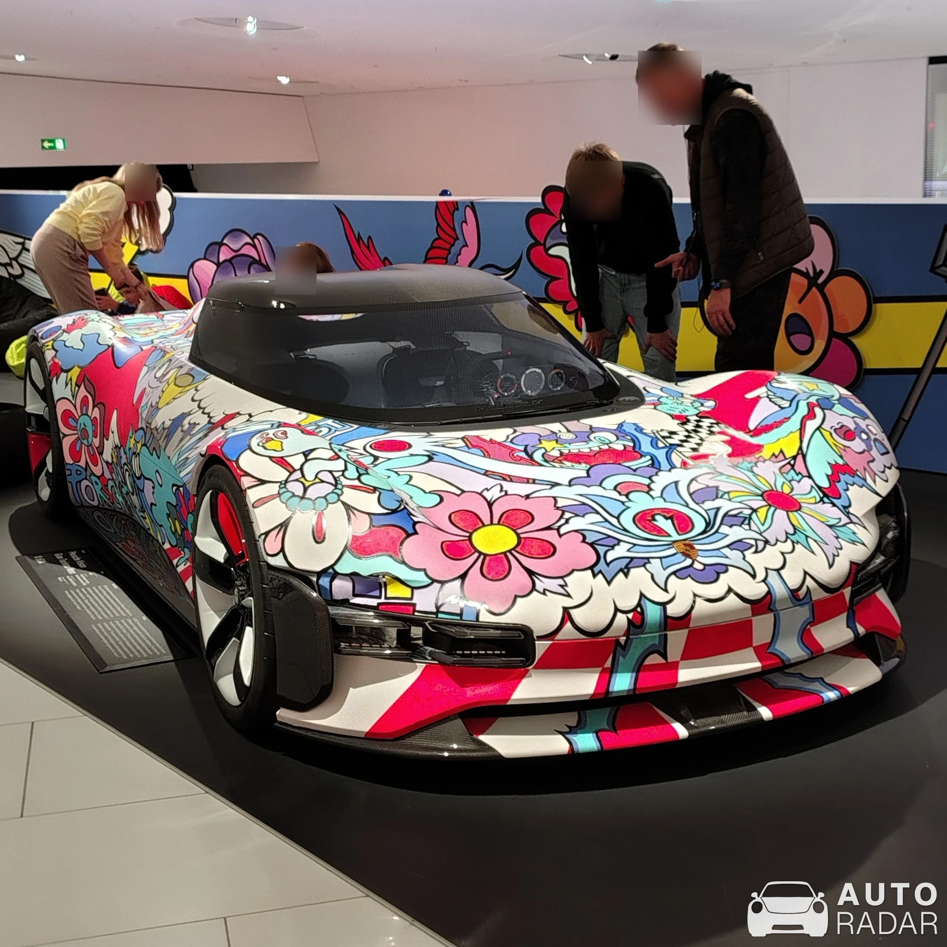 Porsche Vision spotted in Stuttgart