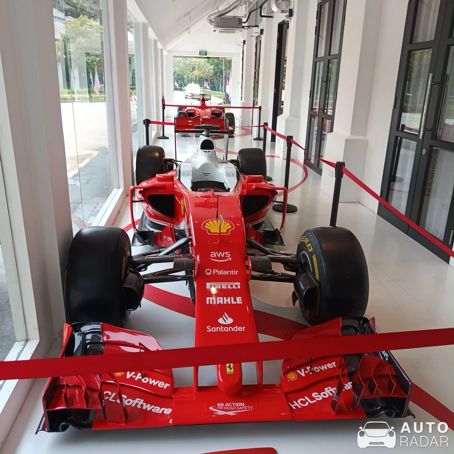 Ferrari SF16-H spotted in Singapore