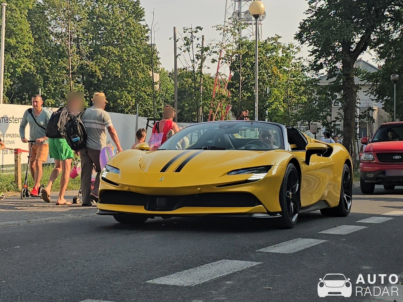 Ferrari SF90 Spider spotted in Świnoujście