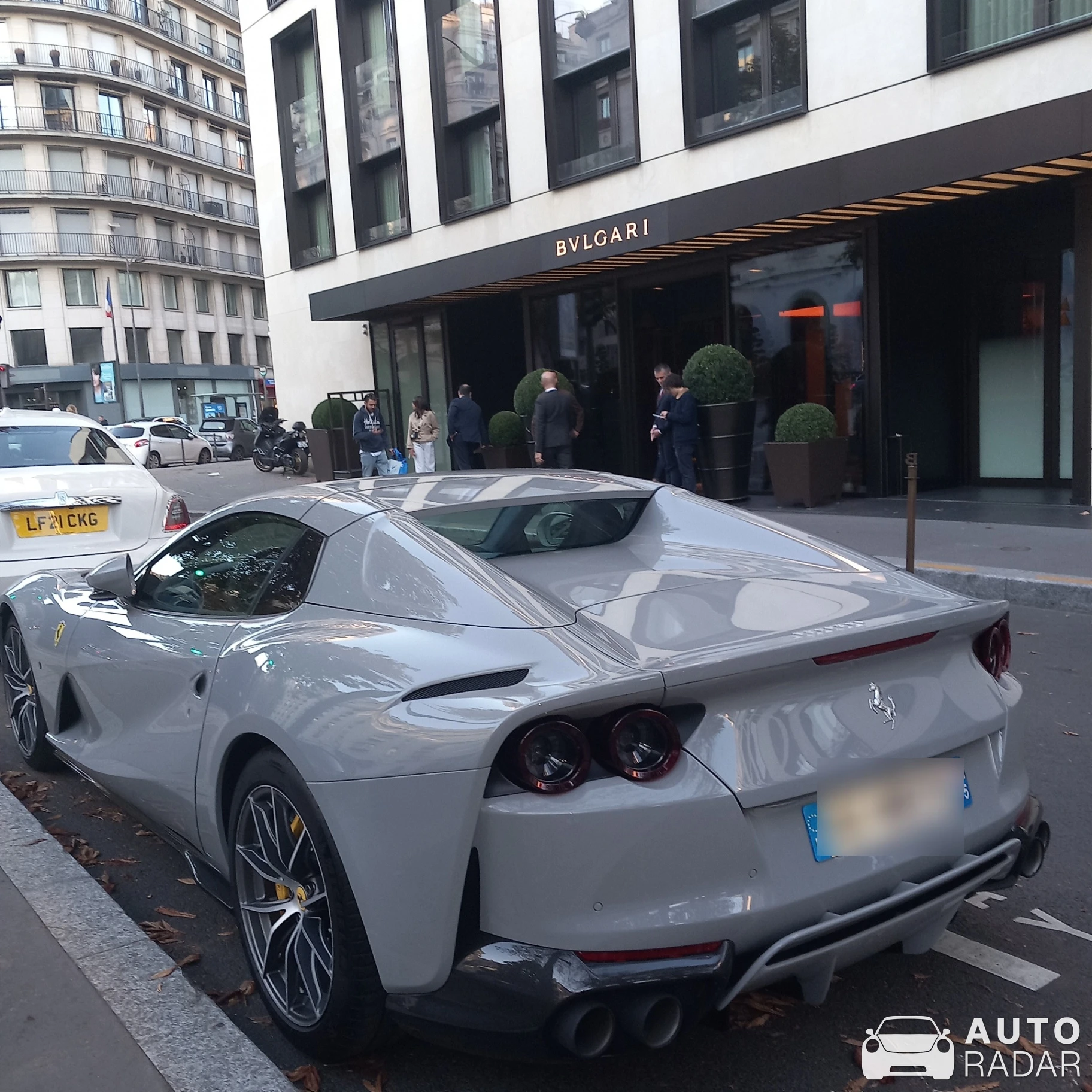 Ferrari 812 GTS spotted in Paris, France