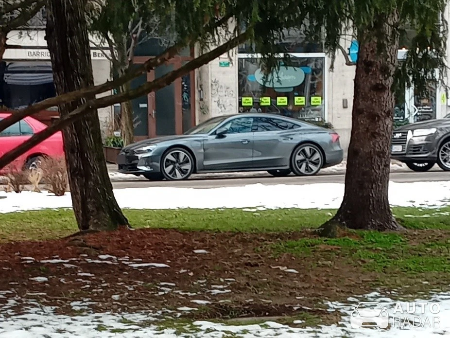 Audi S E-Tron GT spotted in Žilina