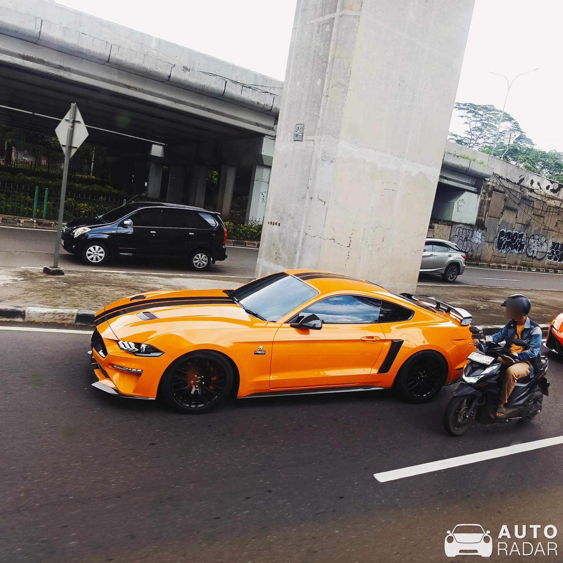 Ford Mustang GT S550 DF Tuning spotted in Jakarta, Indonesia