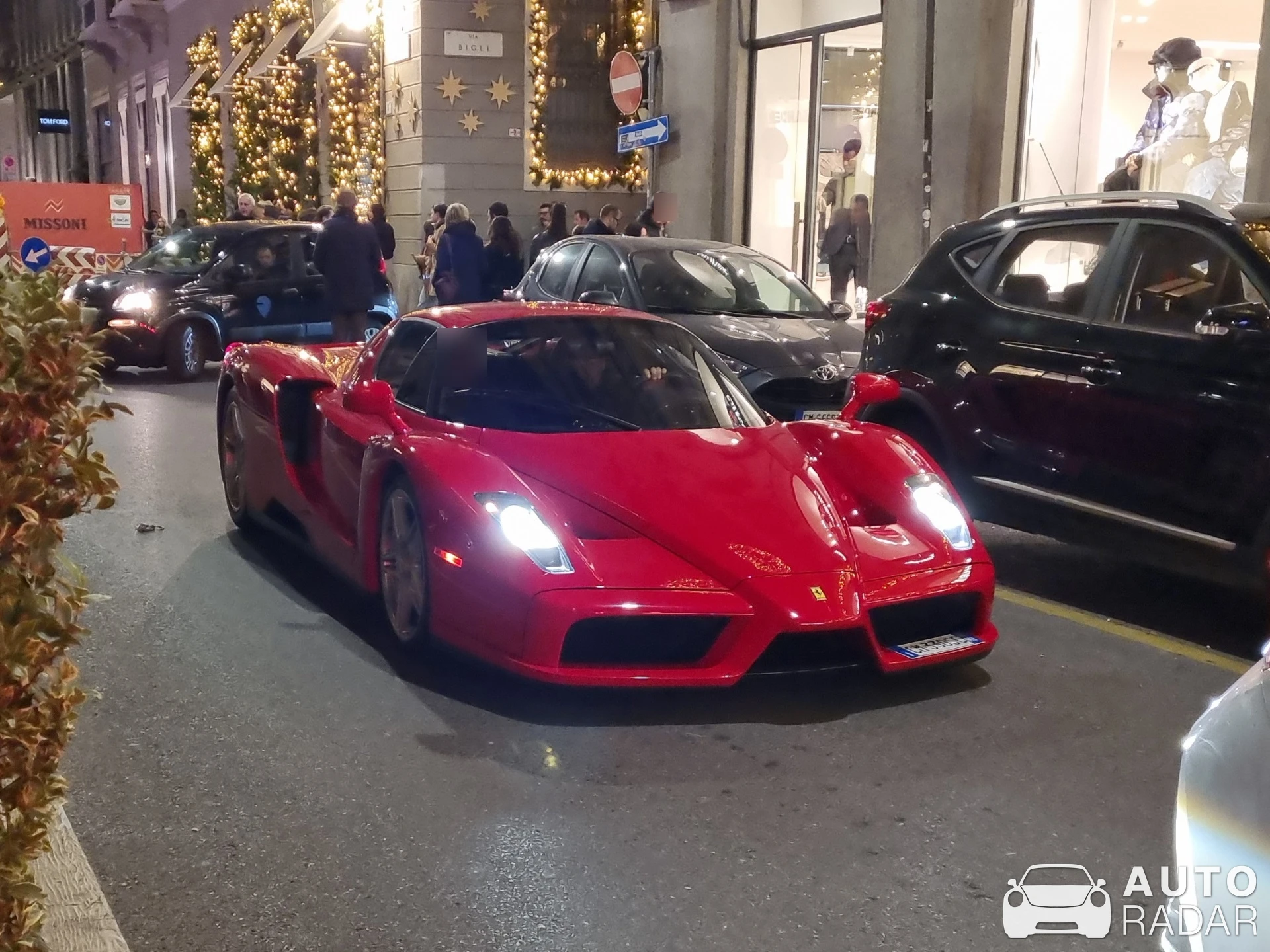 Ferrari Enzo spotted in Milano, Italia