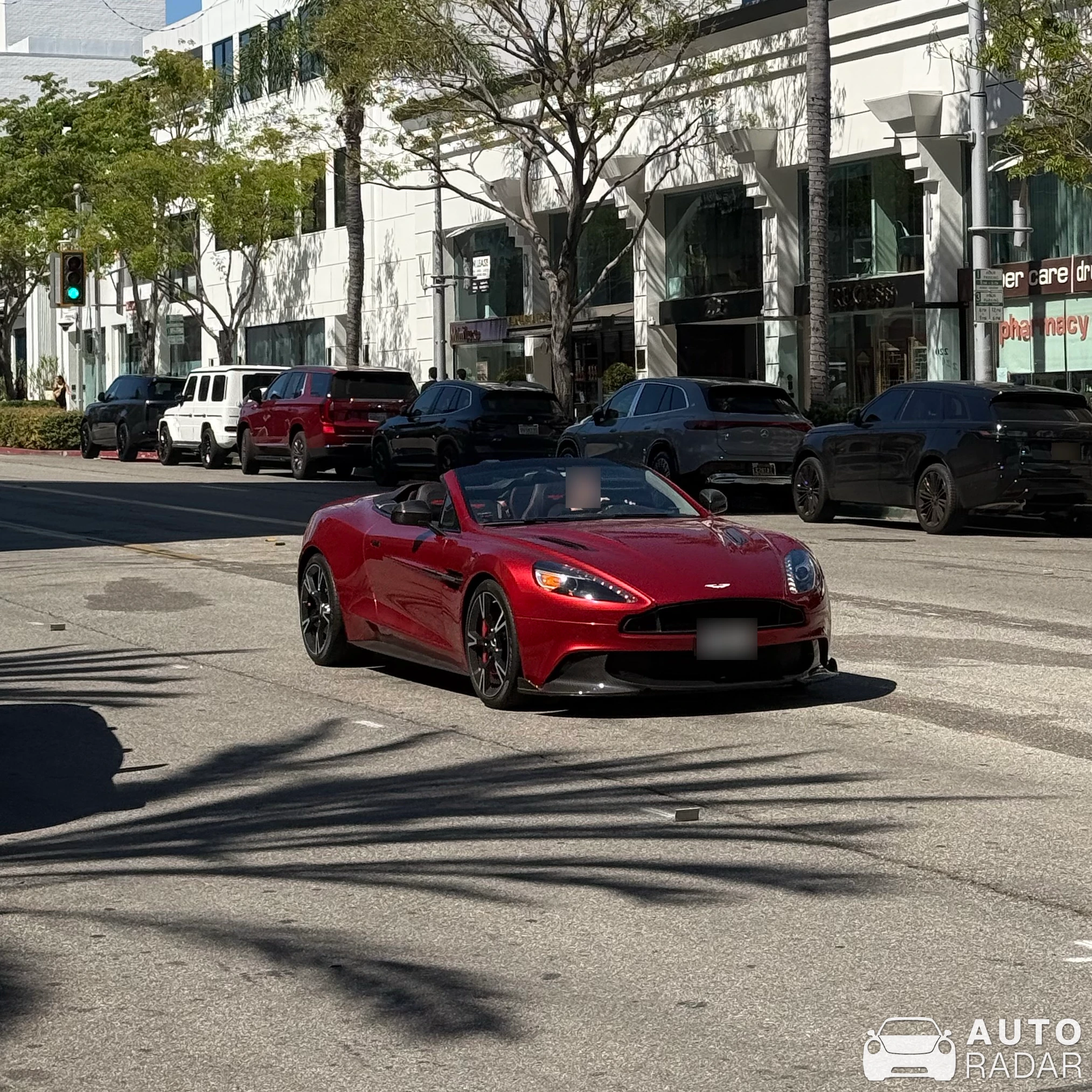 Aston Martin Vanquish S Volante 2017 spotted in Beverly Hills