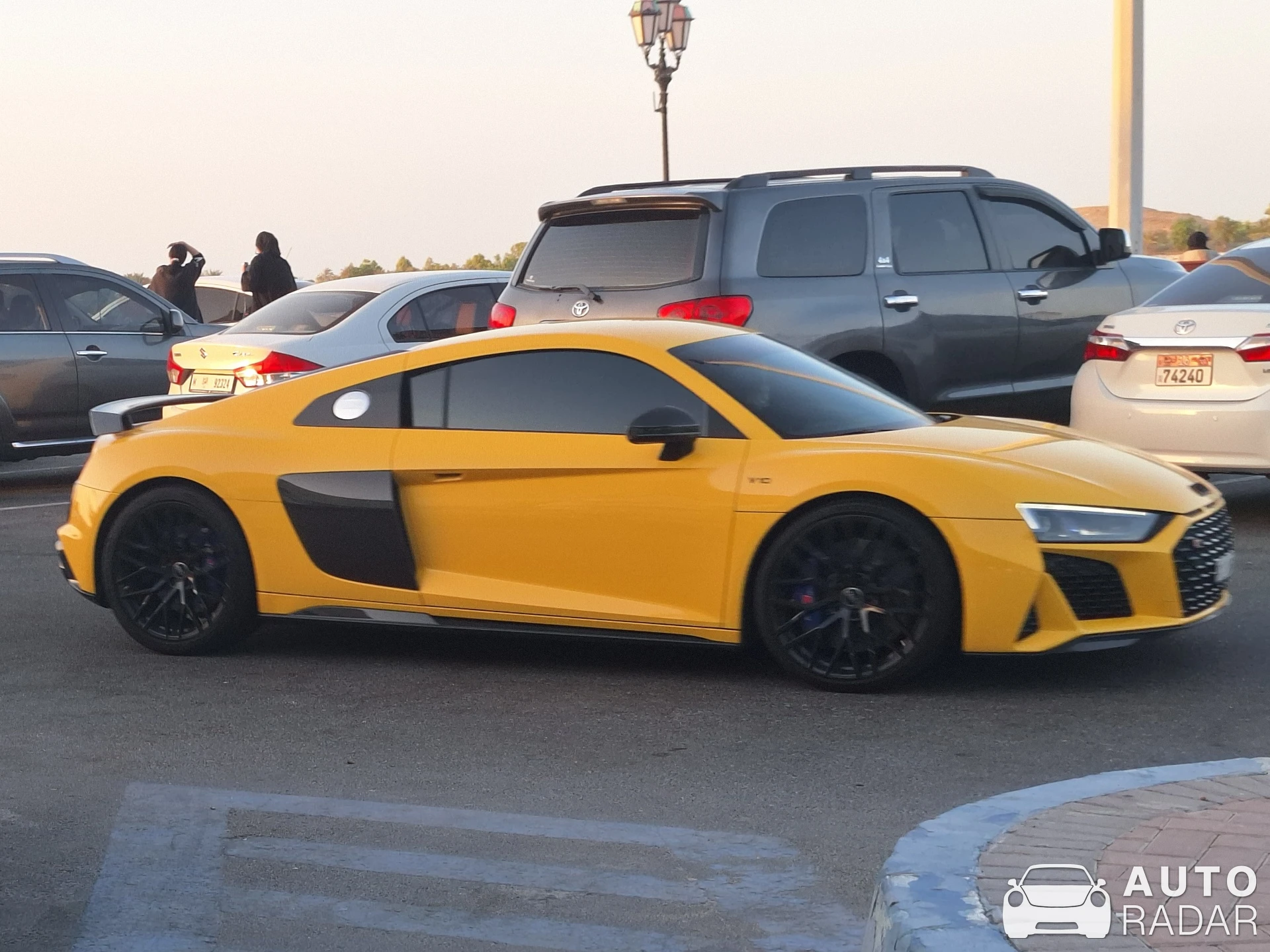 Audi R8 V10 spotted in Abu Dhabi, United Arab Emirates