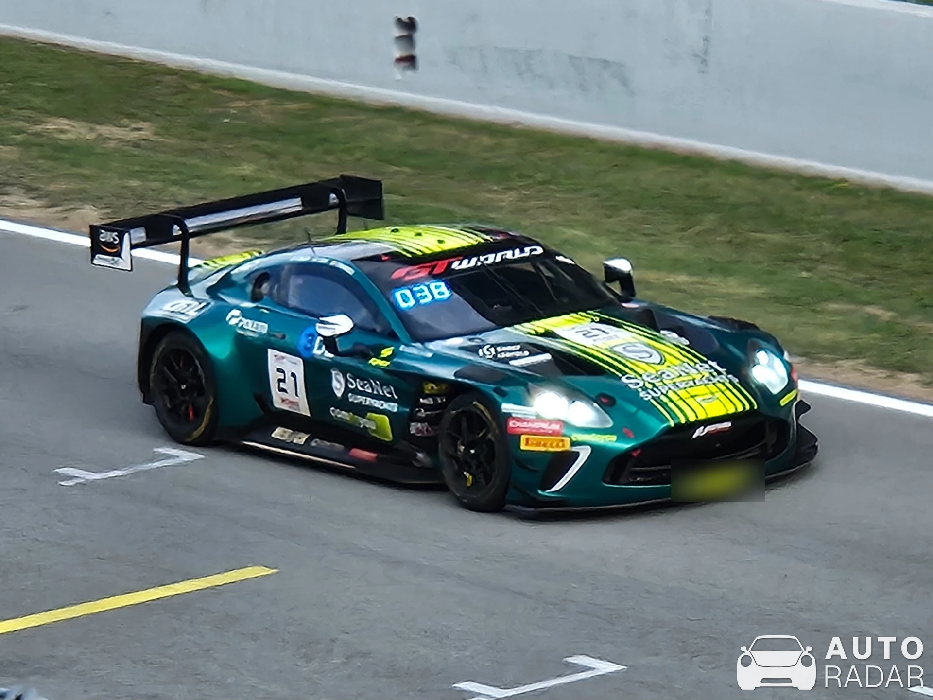 Aston Martin V8 Vantage GT3 AMR spotted in Montmeló