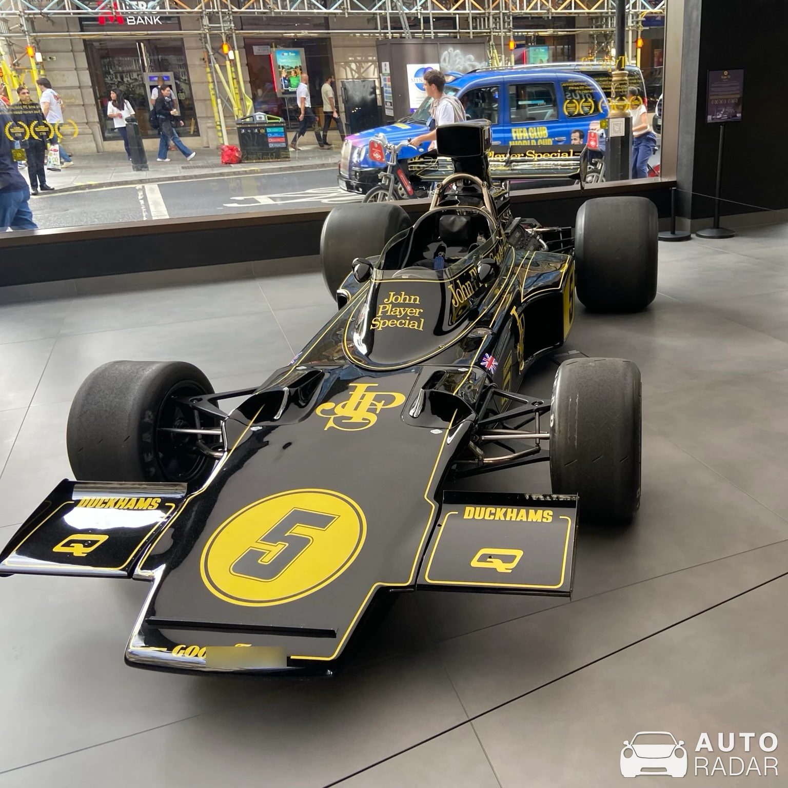 Lotus 72 spotted in London