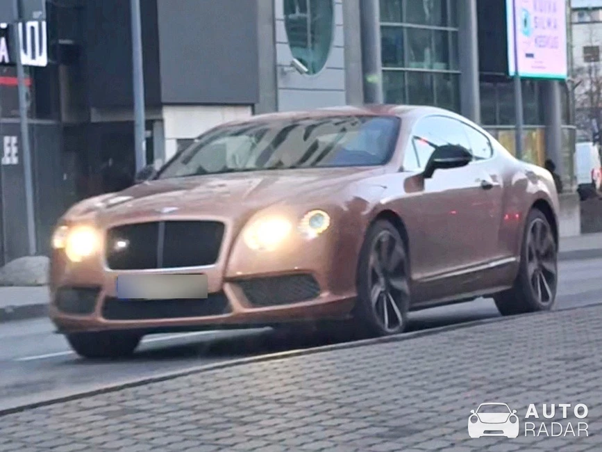 Bentley Continental GT spotted in Tallinn, Estonia