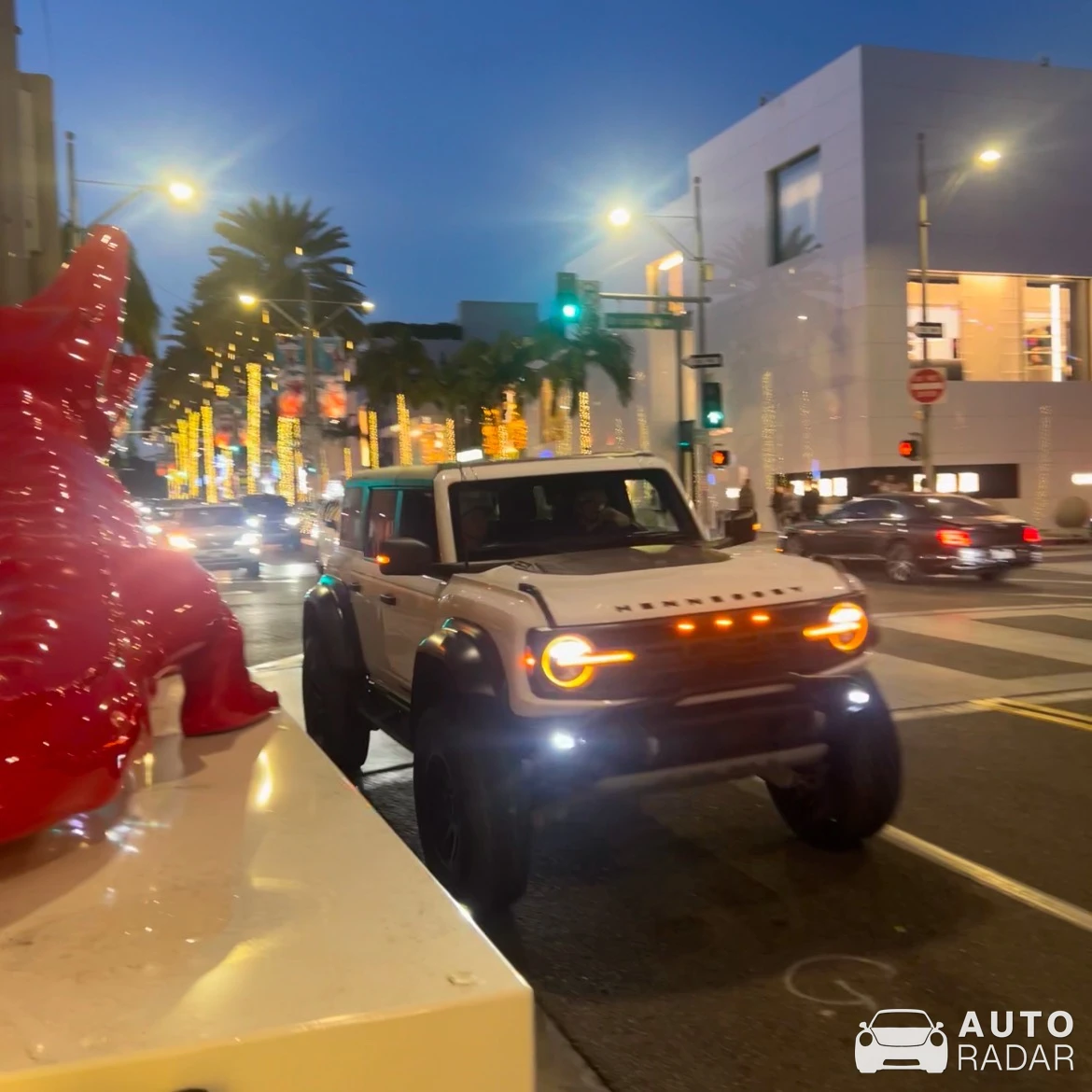 Ford Bronco spotted in Beverly Hills, United States