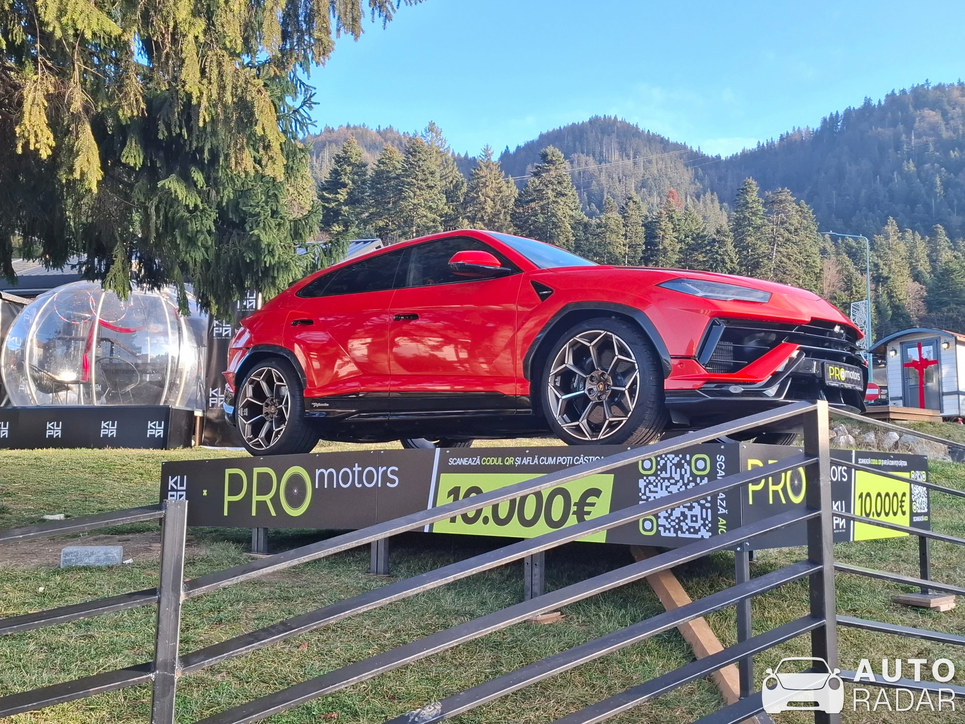 Lamborghini Urus spotted in Brașov, Romania