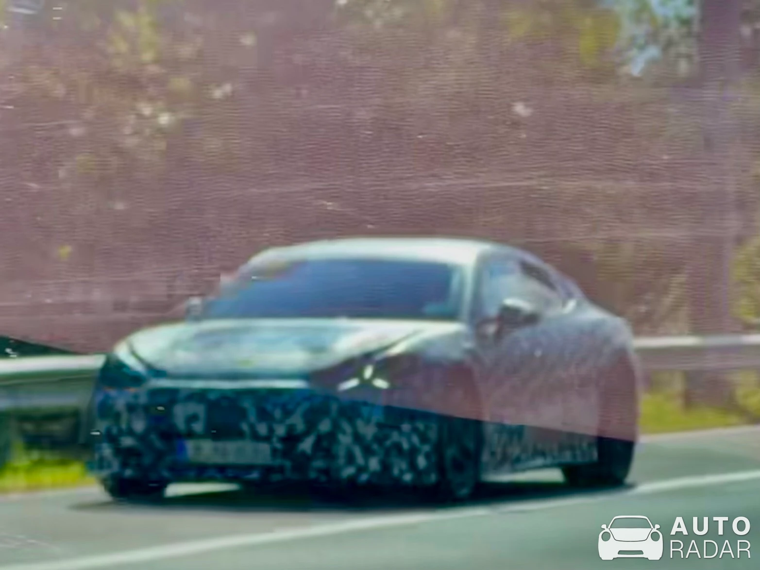 Mercedes-AMG GT 4-Door EV Mule spotted in Döttinger Höhe