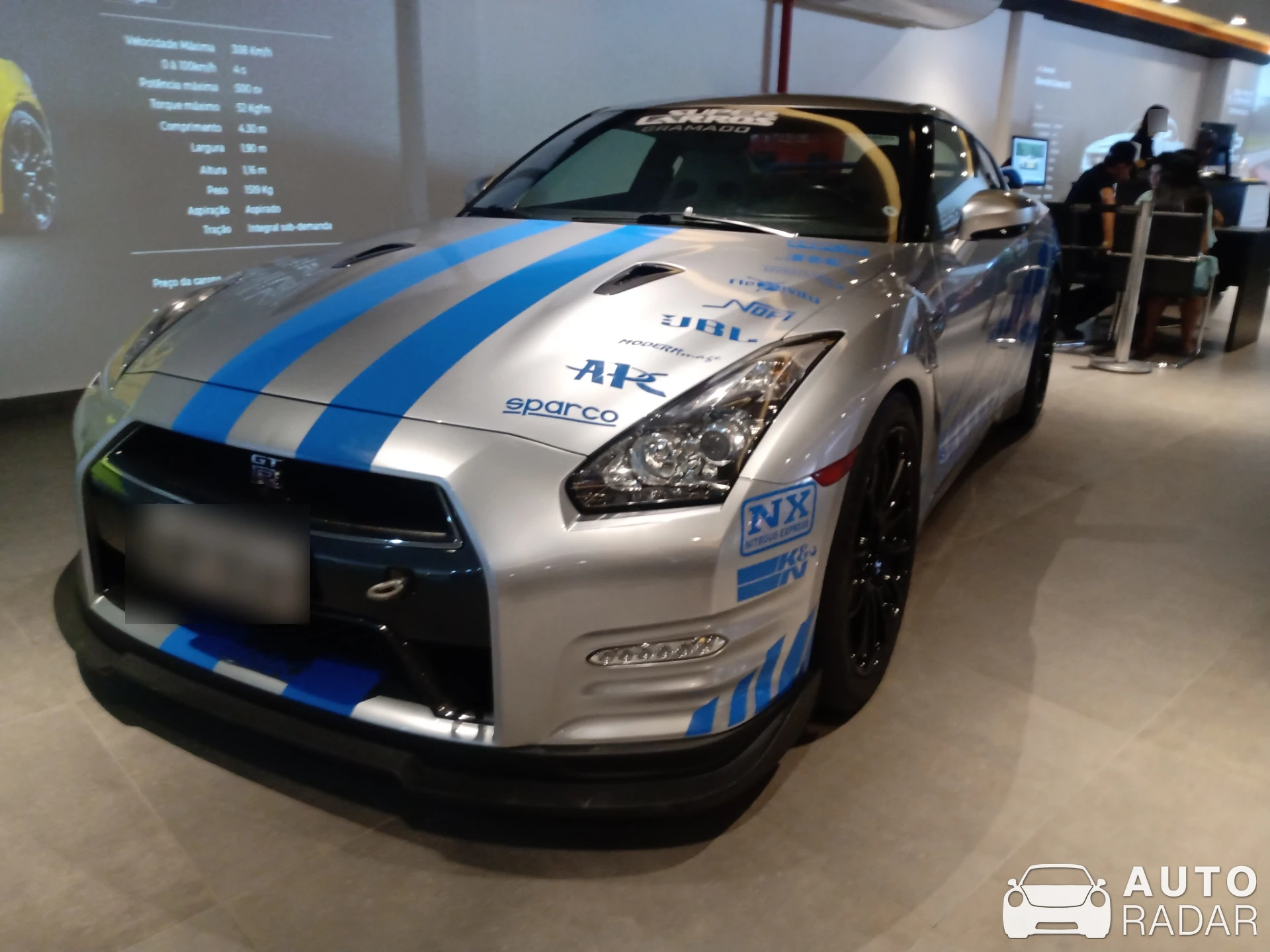 Nissan GT-R R35 spotted in Estrada Gramado, Brazil