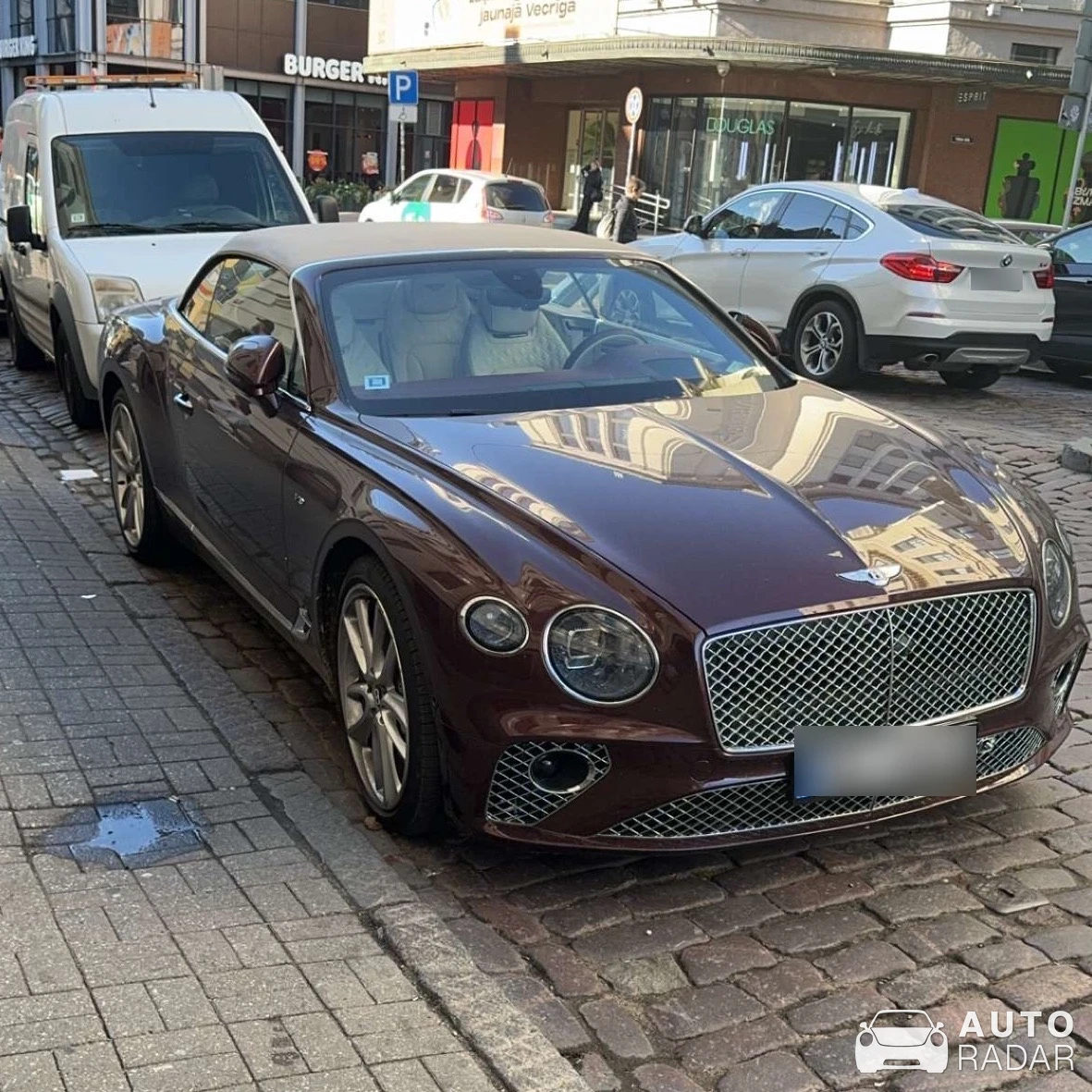 Bentley Continental GTC spotted in Riga, Latvia